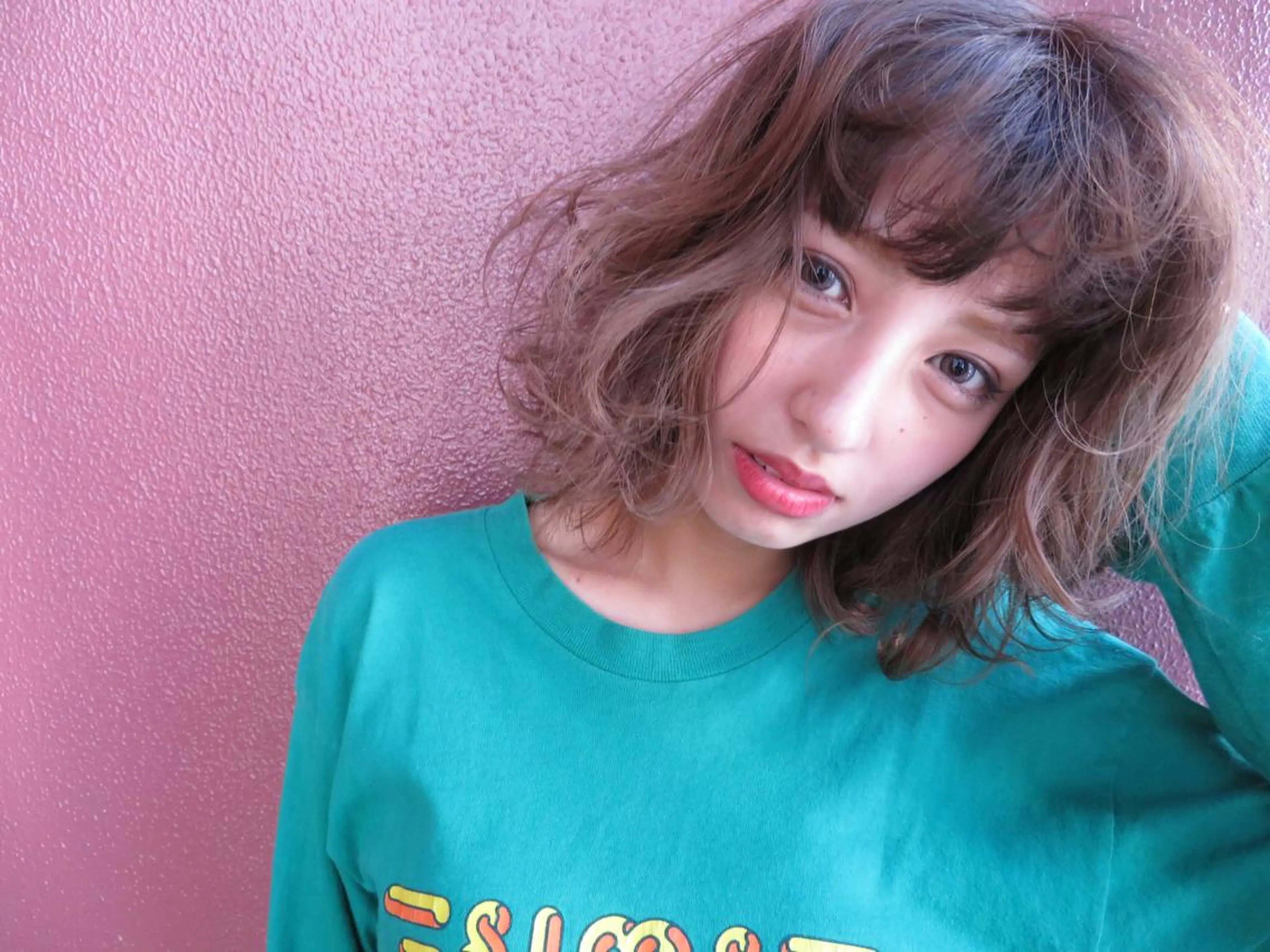 ショート ミディアム セミロング ロング カラー ヘアアレンジ ハイライトカラー 外国人風カラー ハイライト レイヤーカット BLend 渋谷のヘアスタイル