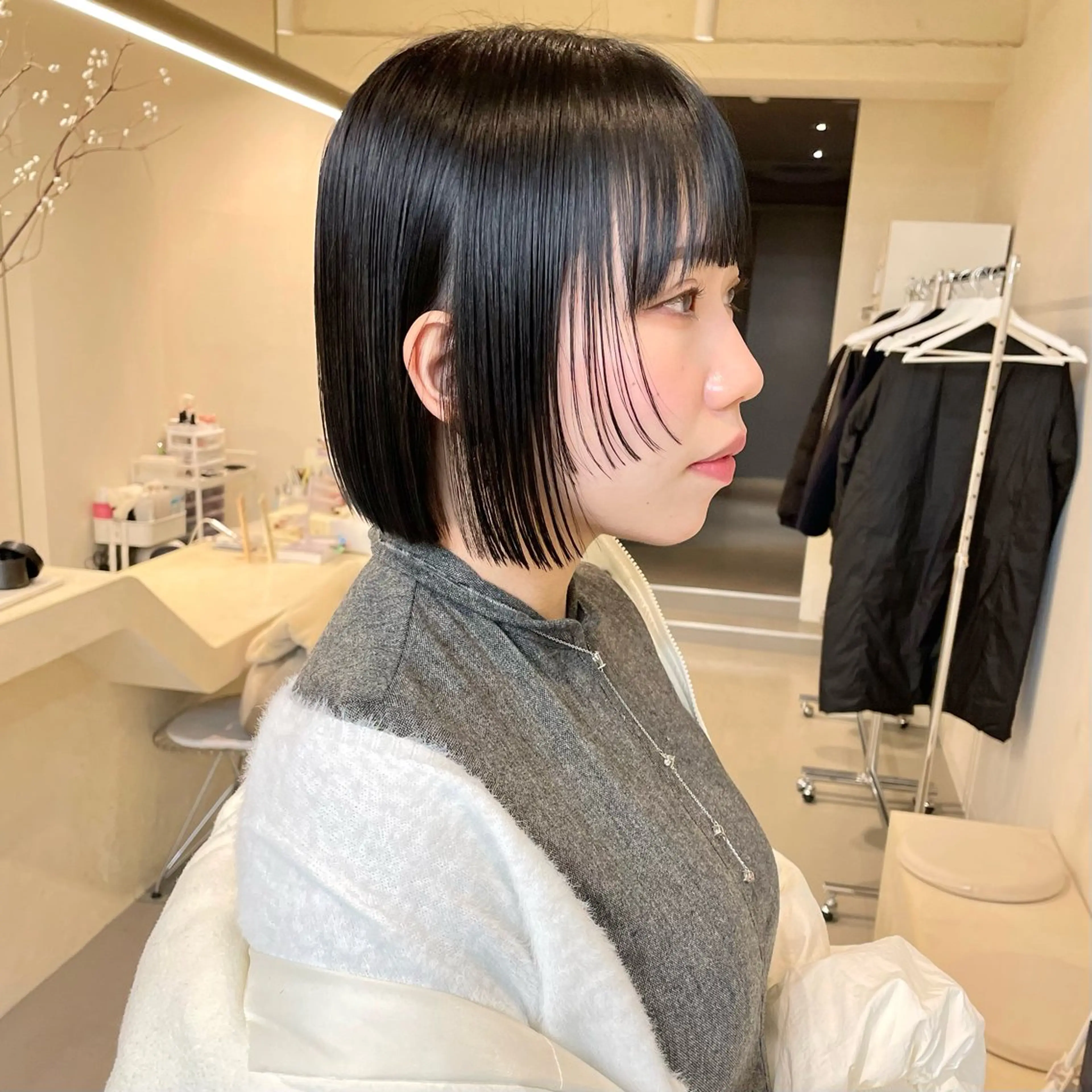 ショート カラー ボブ 髪質改善 ショート・ボブ ・ウルフ✂︎IMAIのヘアスタイル