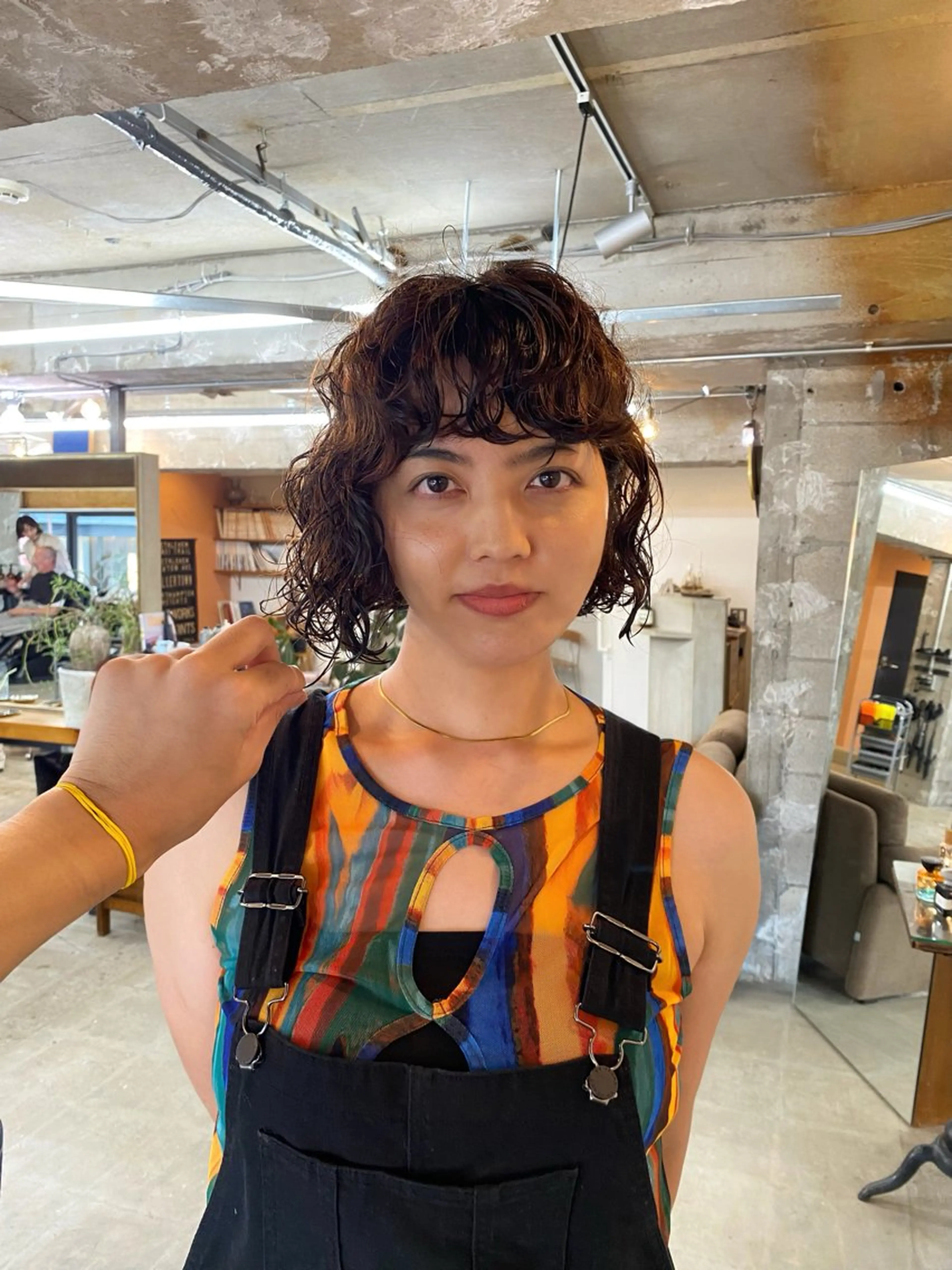 ショート パーマ カット パーマ KEI gattacaのヘアスタイル