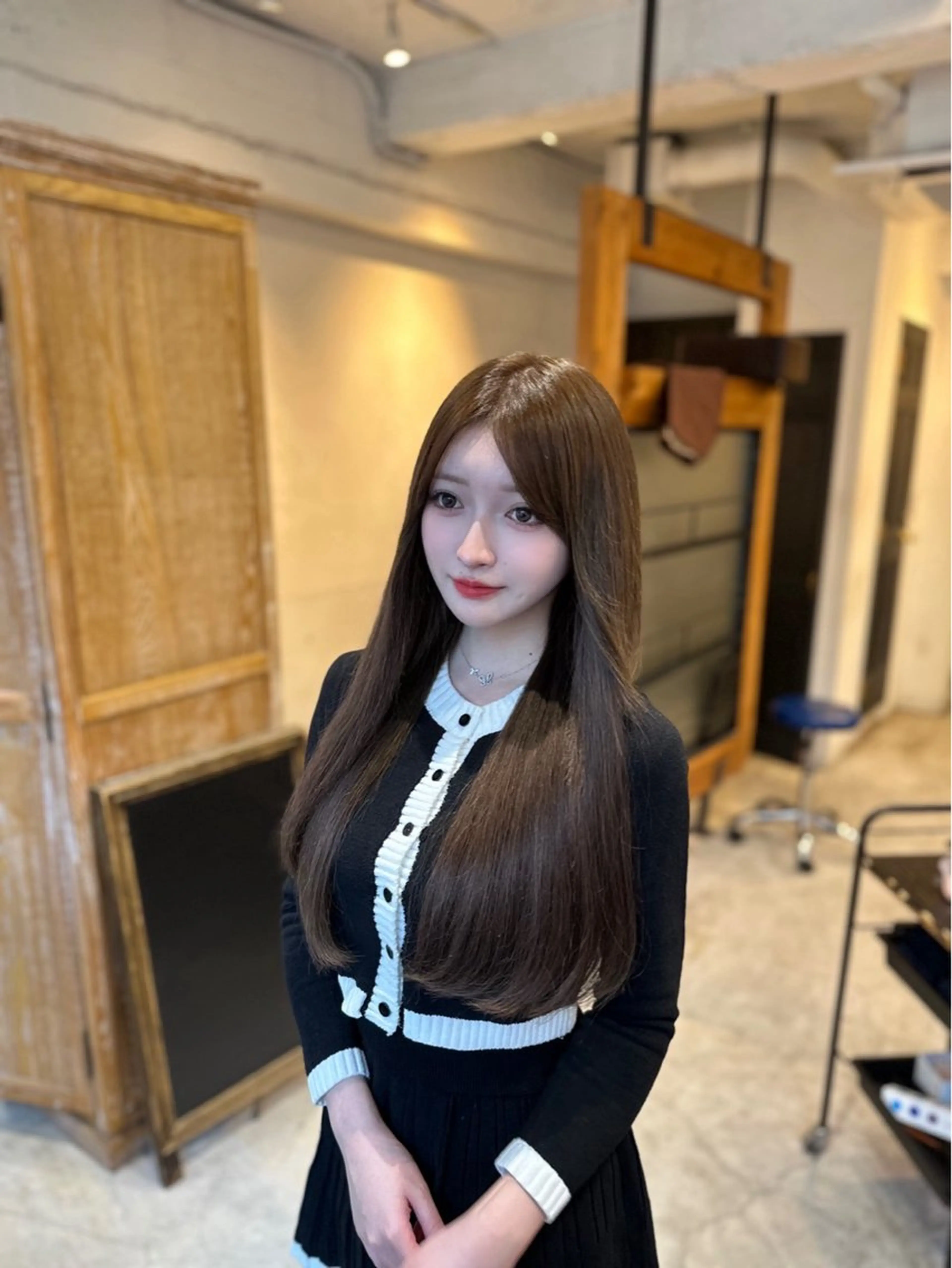 ロング カット ヘアカラー PARIS hair salon所属・秋葉原　柏木絢汰 ✨当日予約okのヘアスタイル