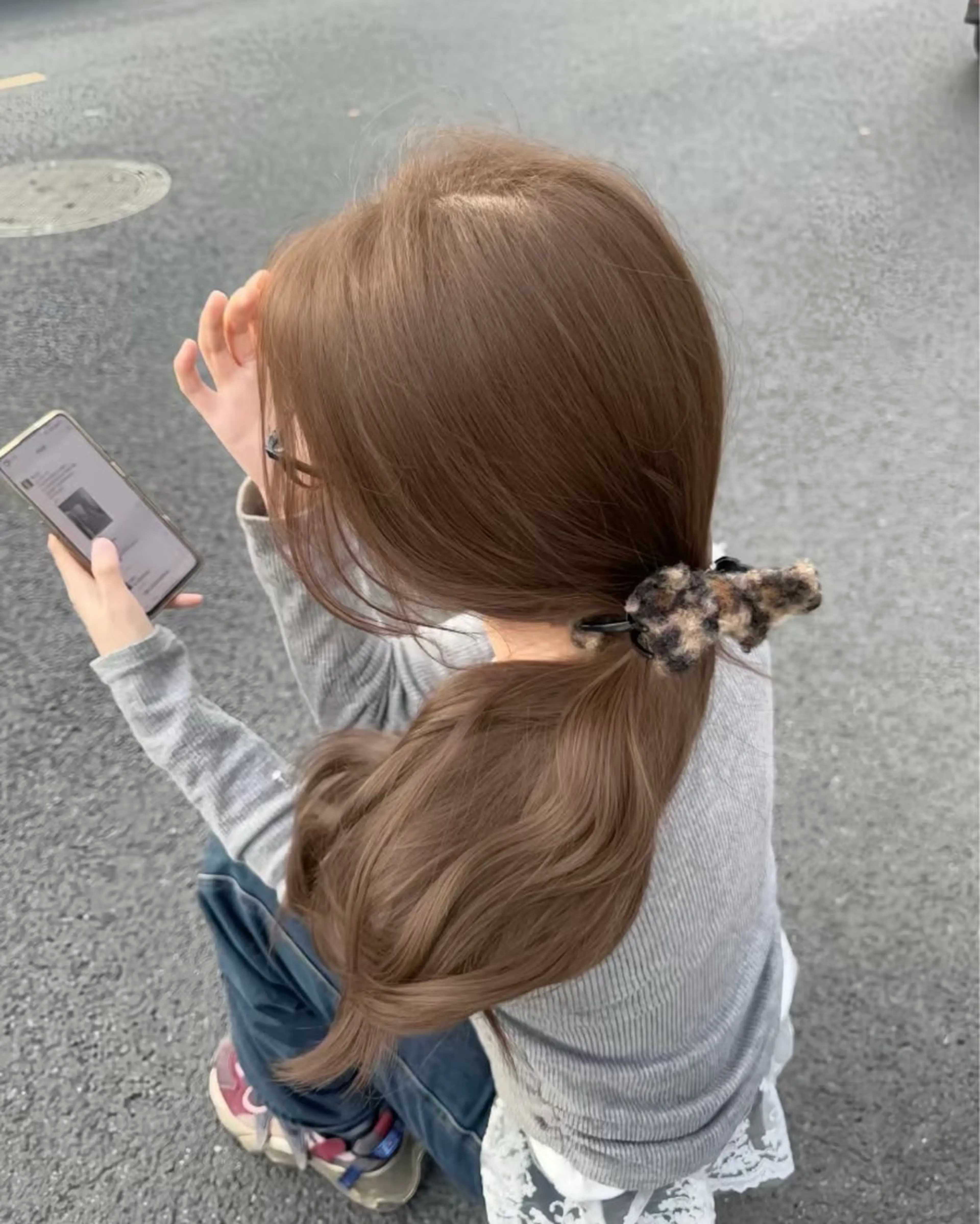 カラー ヘアカラー 透ける透明感カラー 🤍anju🪽ྀིのヘアスタイル