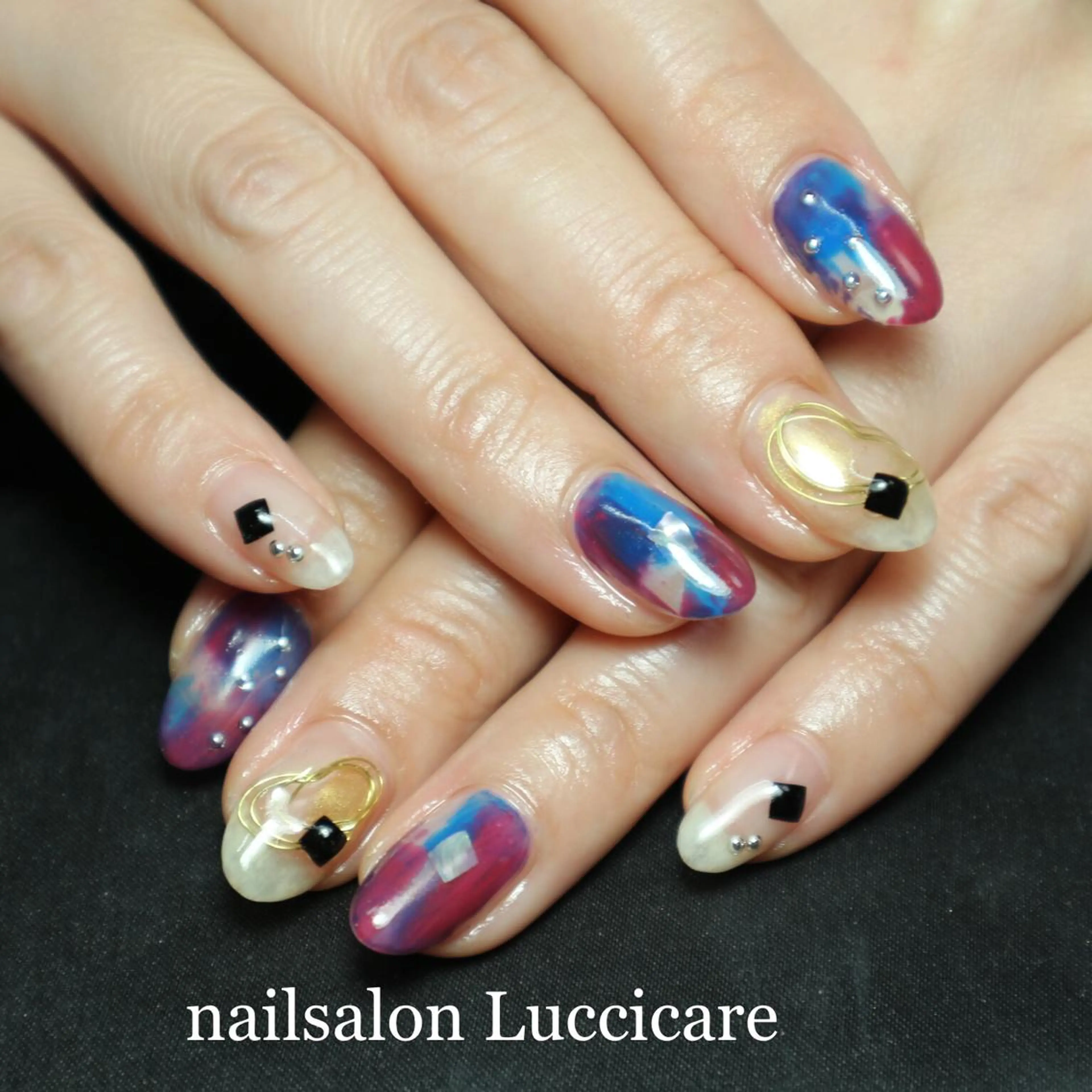 ミディアム ネイル 高田 ちかこのネイルデザイン