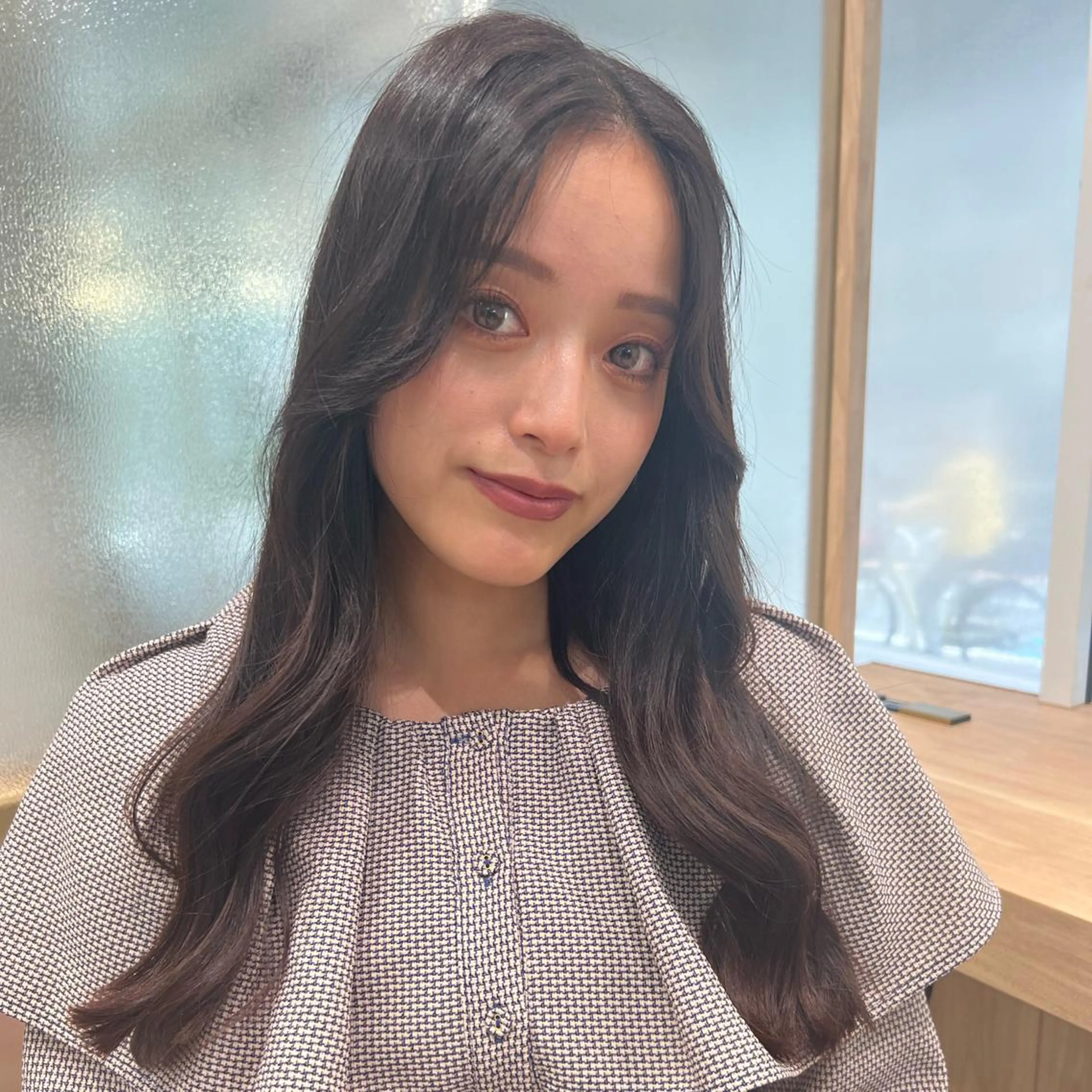 ロング 顔周り🇰🇷韓国 レイヤー/いづみ💞のヘアスタイル