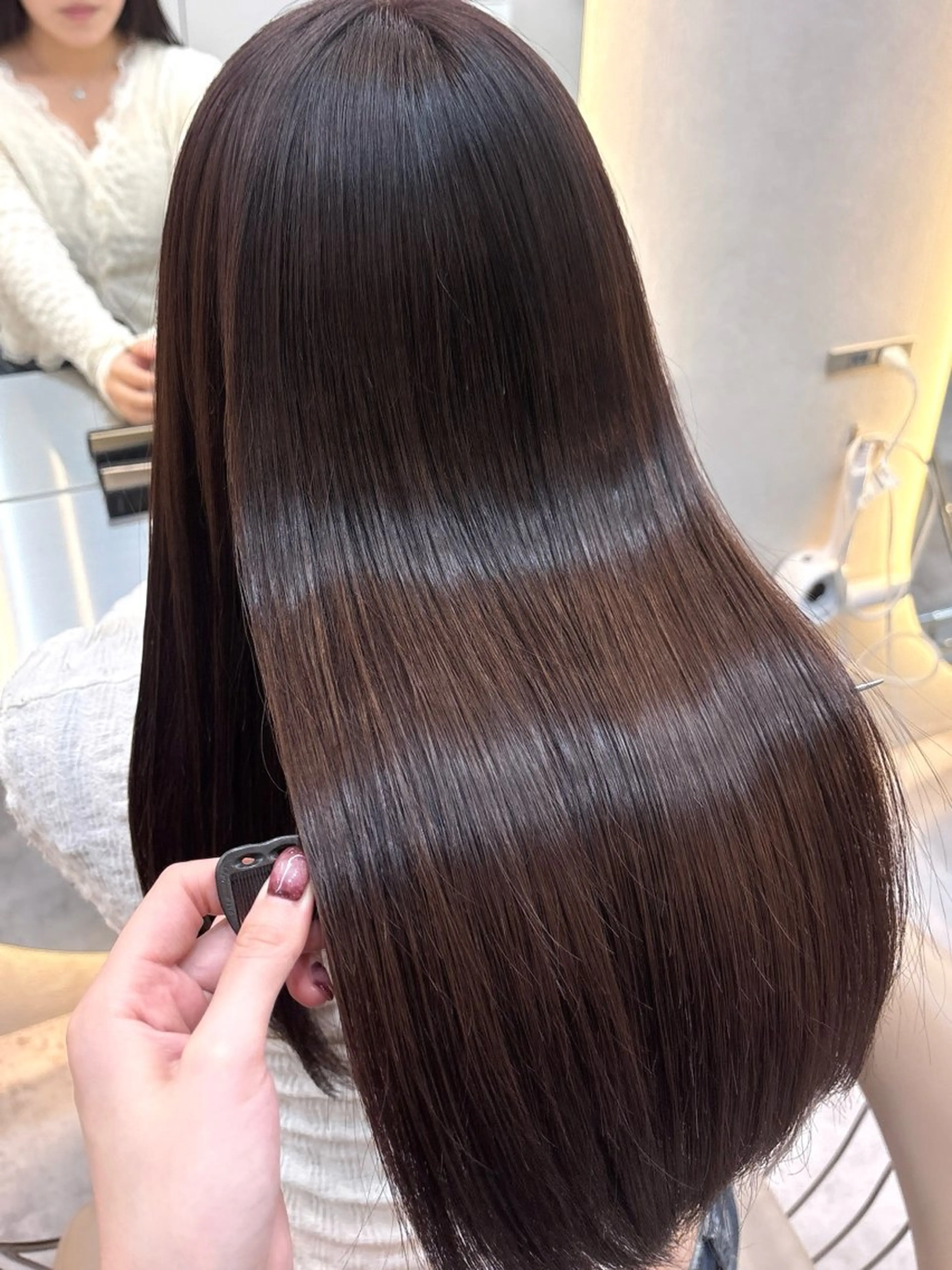 ロング カラー ヘアカラー トリートメント 🩶 HARUKA/ 韓国美髪ヘア🩶のヘアスタイル