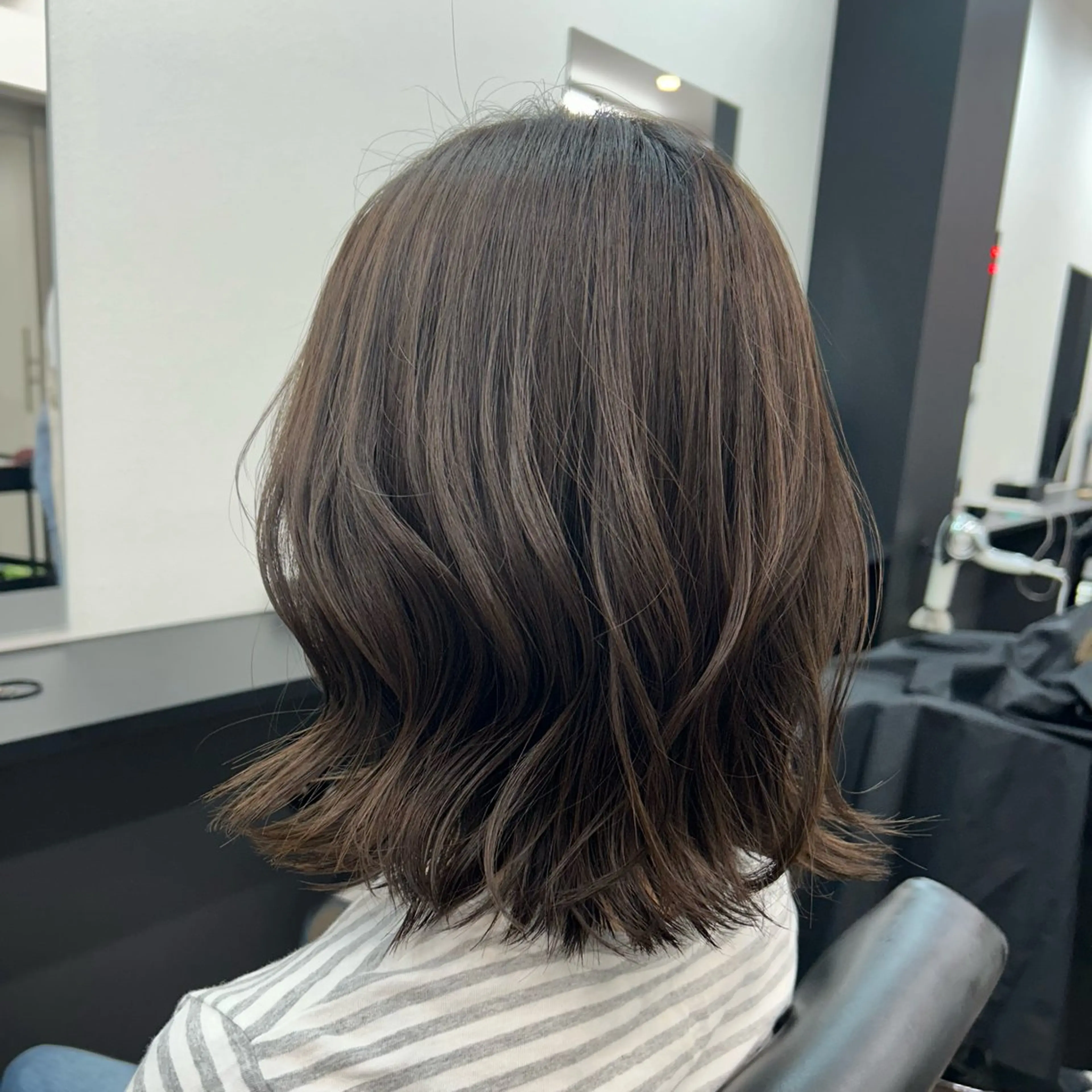 ミディアム カラー ブラウンカラー COEUR🧡 山下　優花のヘアスタイル