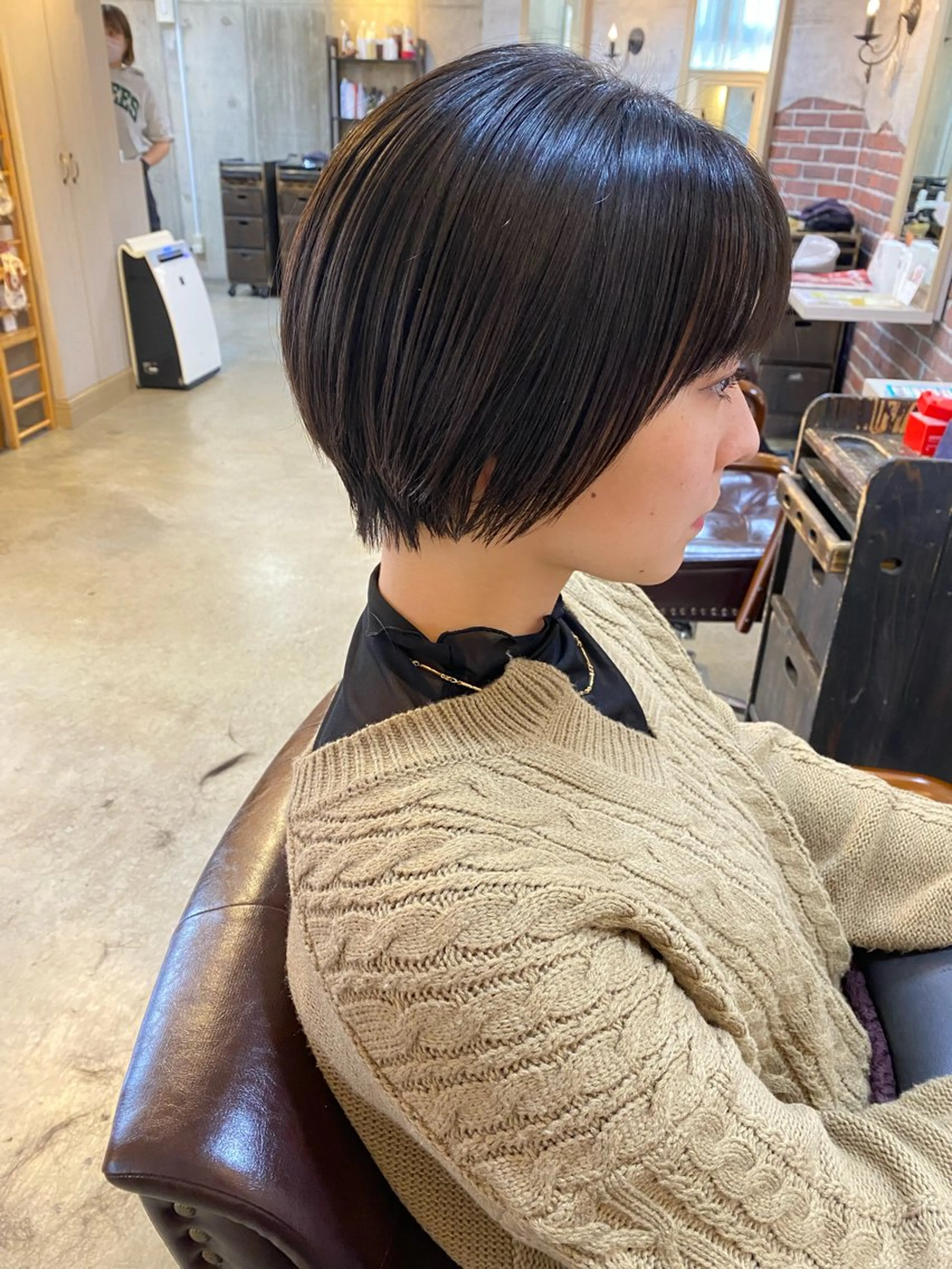 ショート 丸みショート ショートヘア カット tocolaso 柏所属・レイヤーカット/ 根本瑠実のヘアスタイル