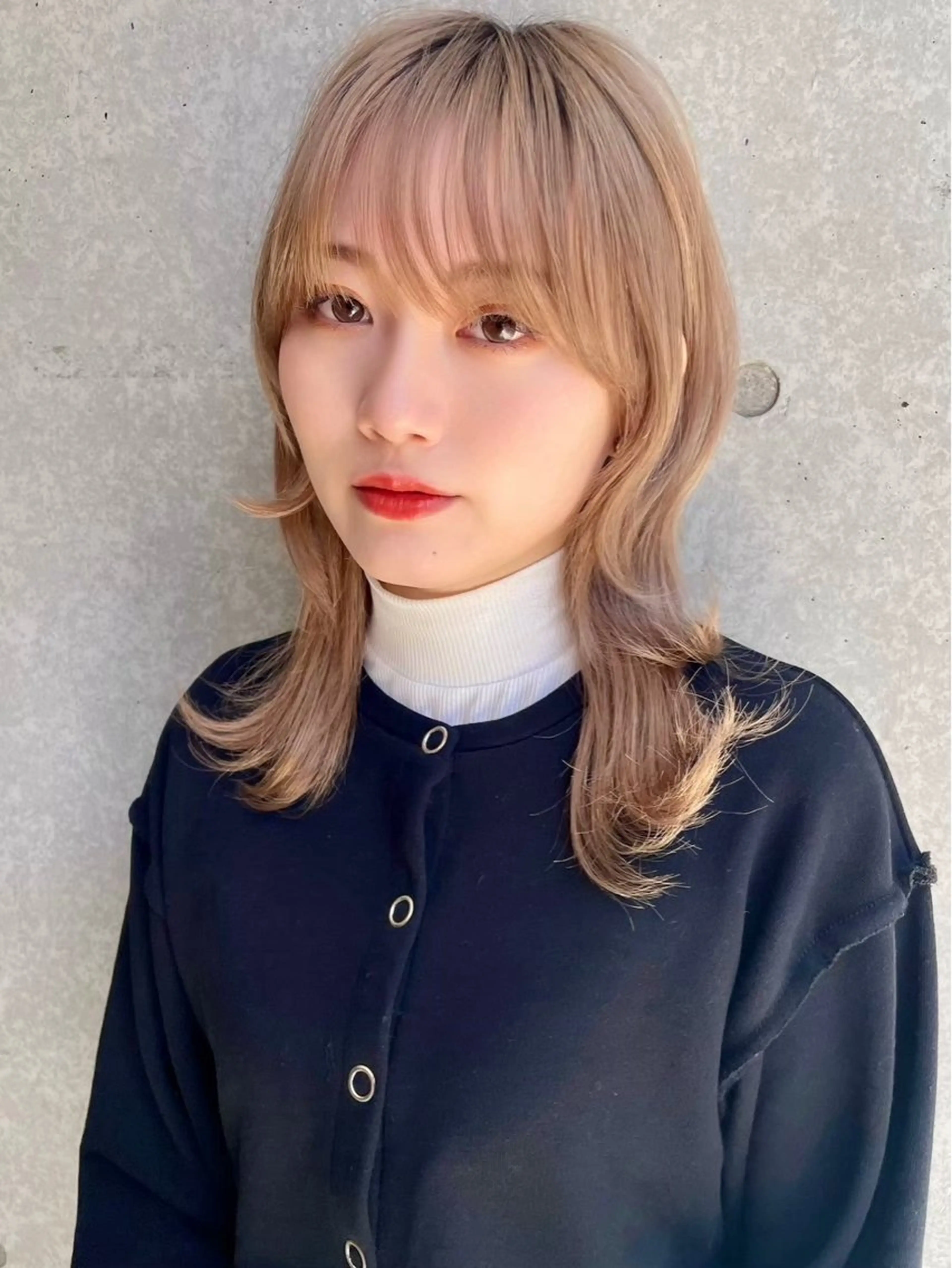 ミディアム 🫧透明感・透け感 color/RYUのヘアスタイル