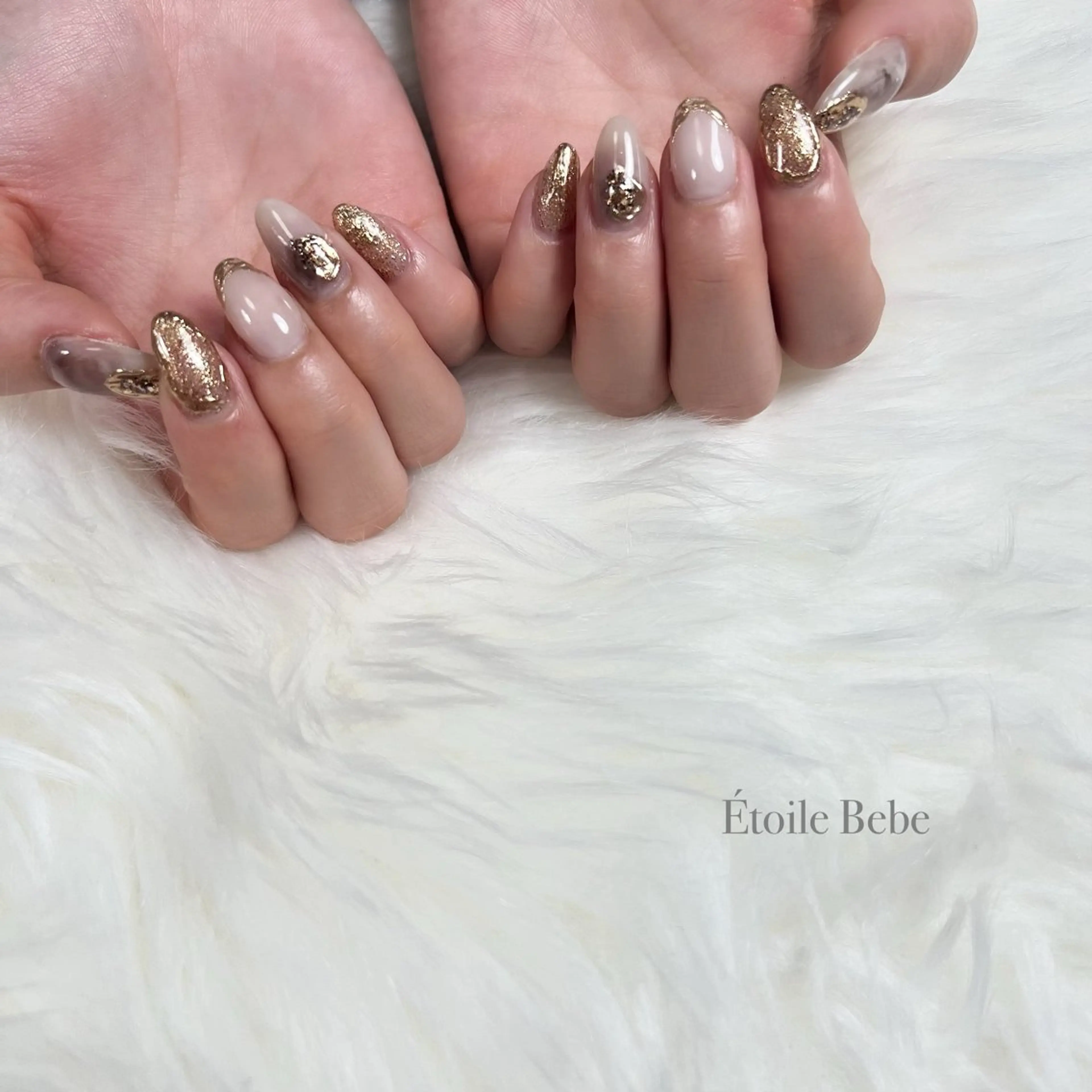 ネイル ニュアンスネイル ハンドネイル Étoile Bebeのネイルデザイン