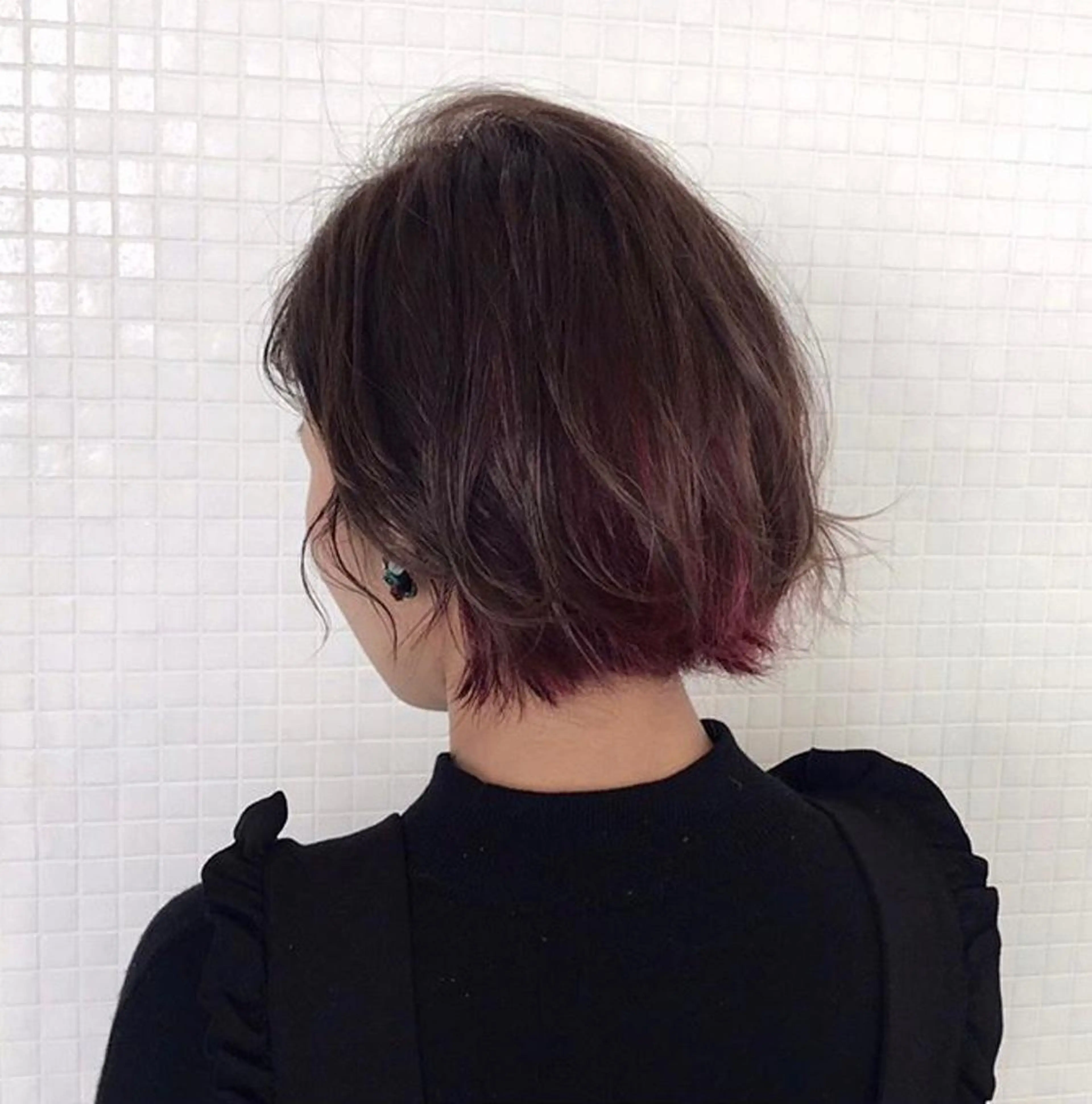 ショート カラー icie所属・大阪ヴィーガンサロン KANAKOのヘアスタイル