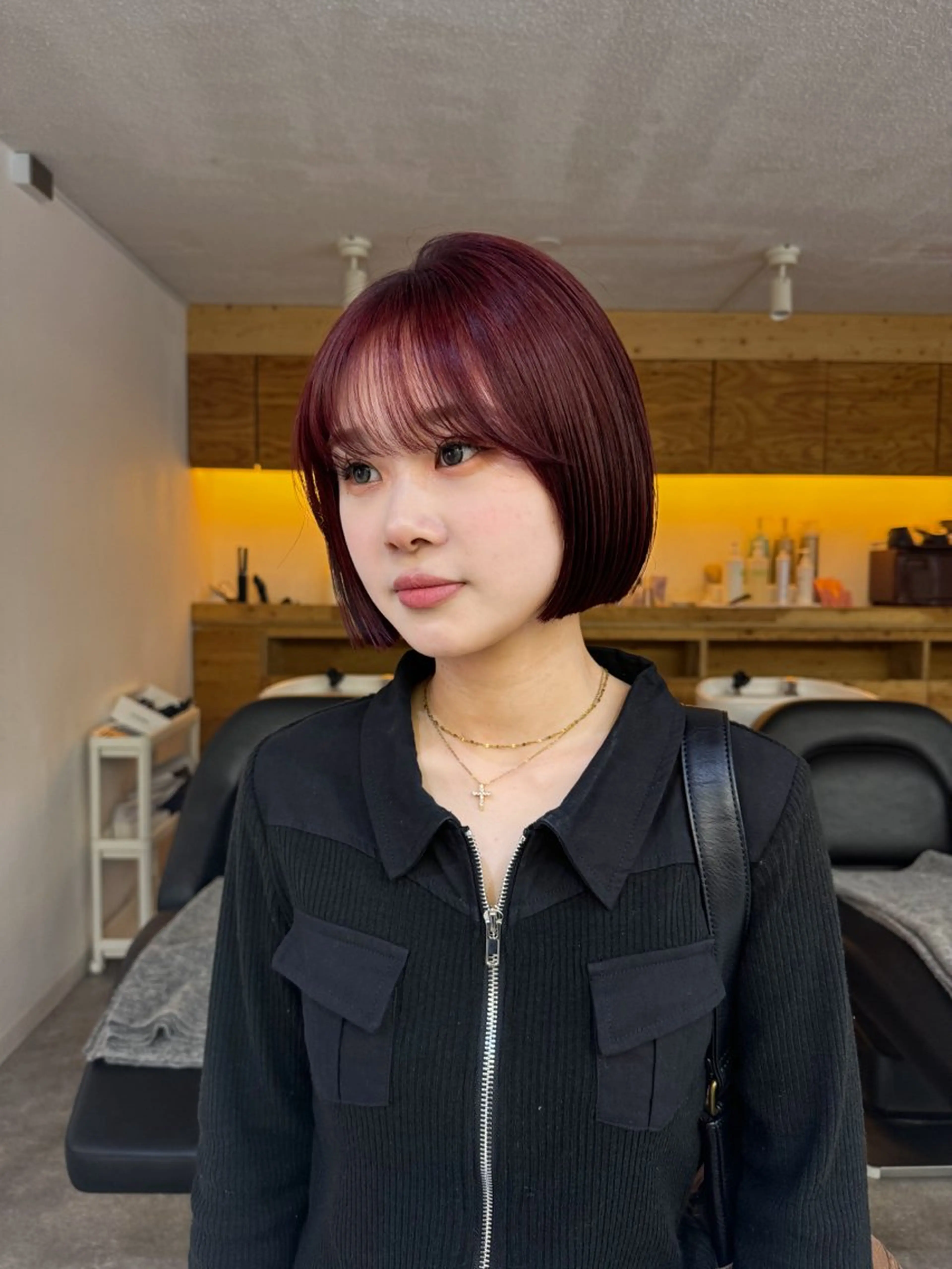 ショート カラー ボブ カット ヘアカラー トリートメント Seeknext // Rukaのヘアスタイル
