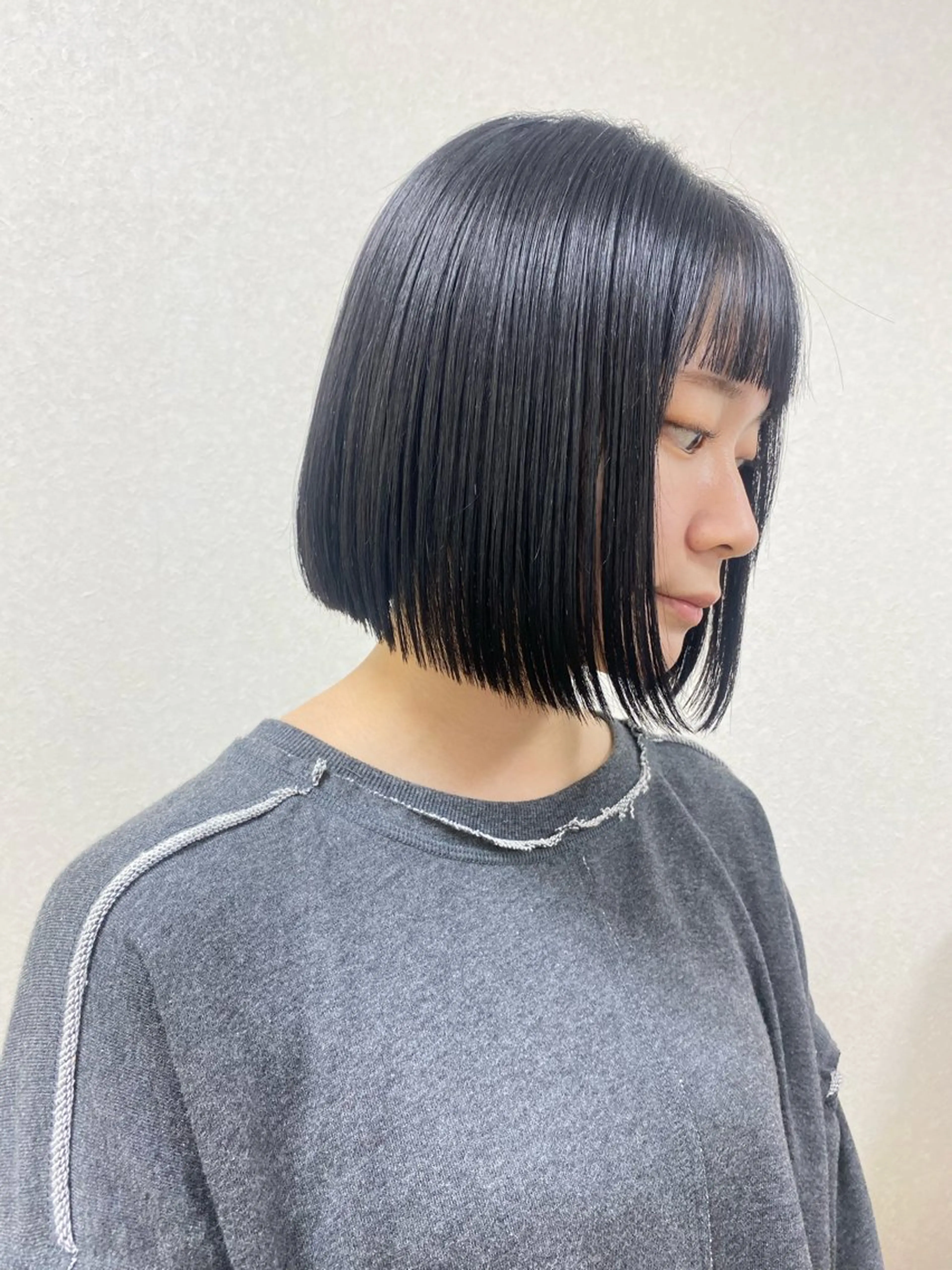 ショート ボブ inq sakae所属・りん🌷︎名古屋 透明感カラー/カットのヘアスタイル