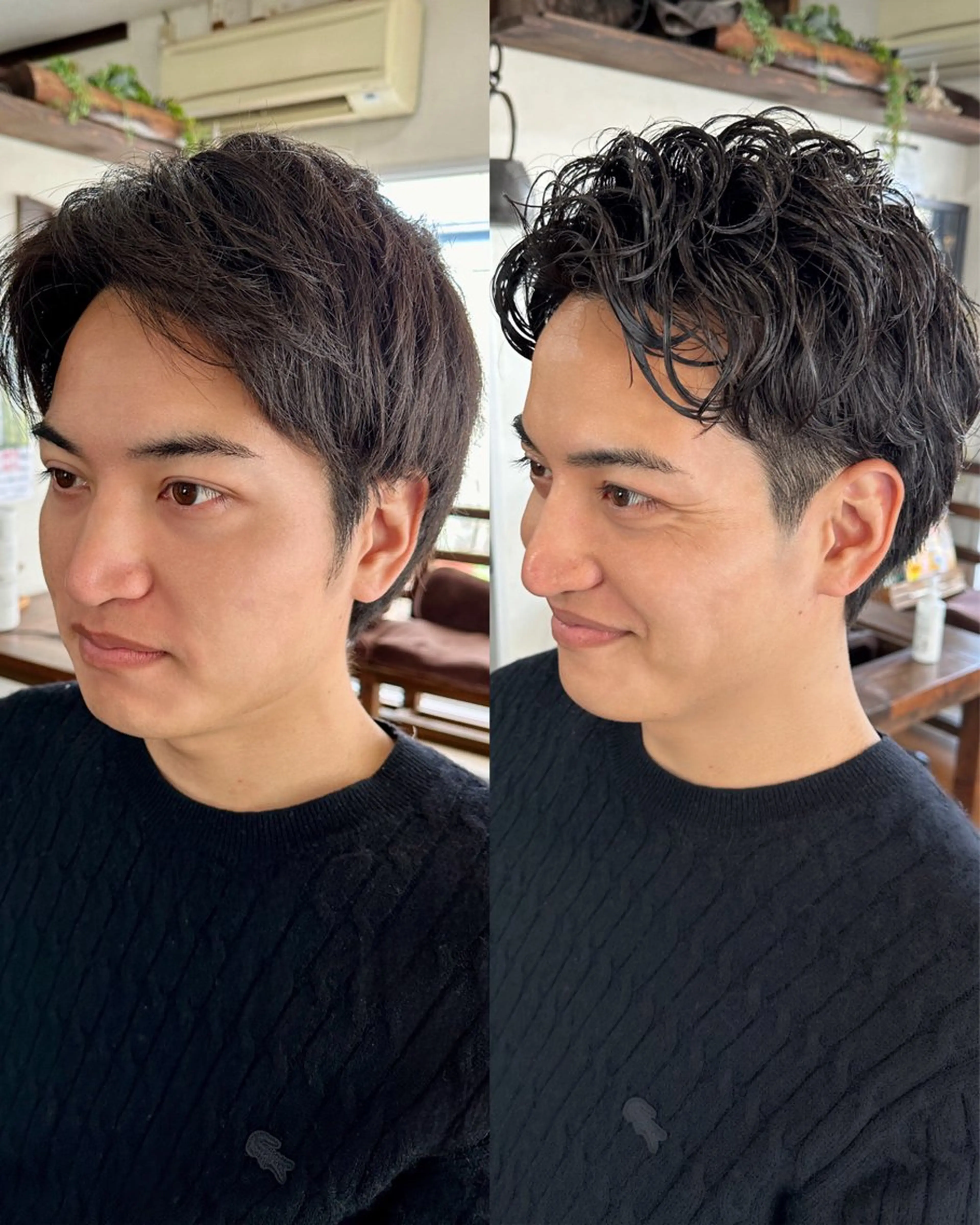 パーマ メンズ メンズパーマ TELA HAIR 大網店所属・小松崎 翔太のヘアスタイル