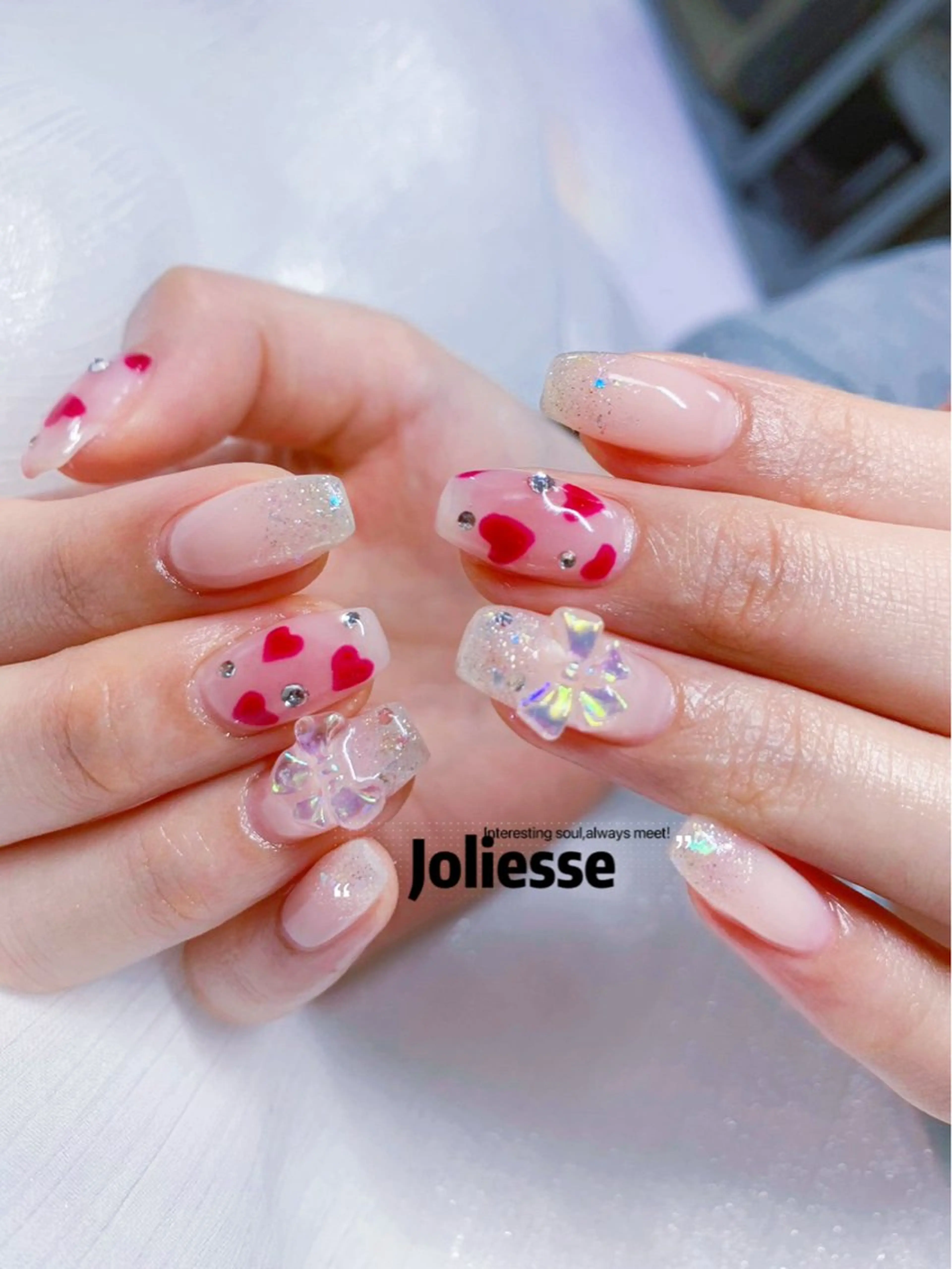 ネイル ハート Joliesse nail salonのネイルデザイン