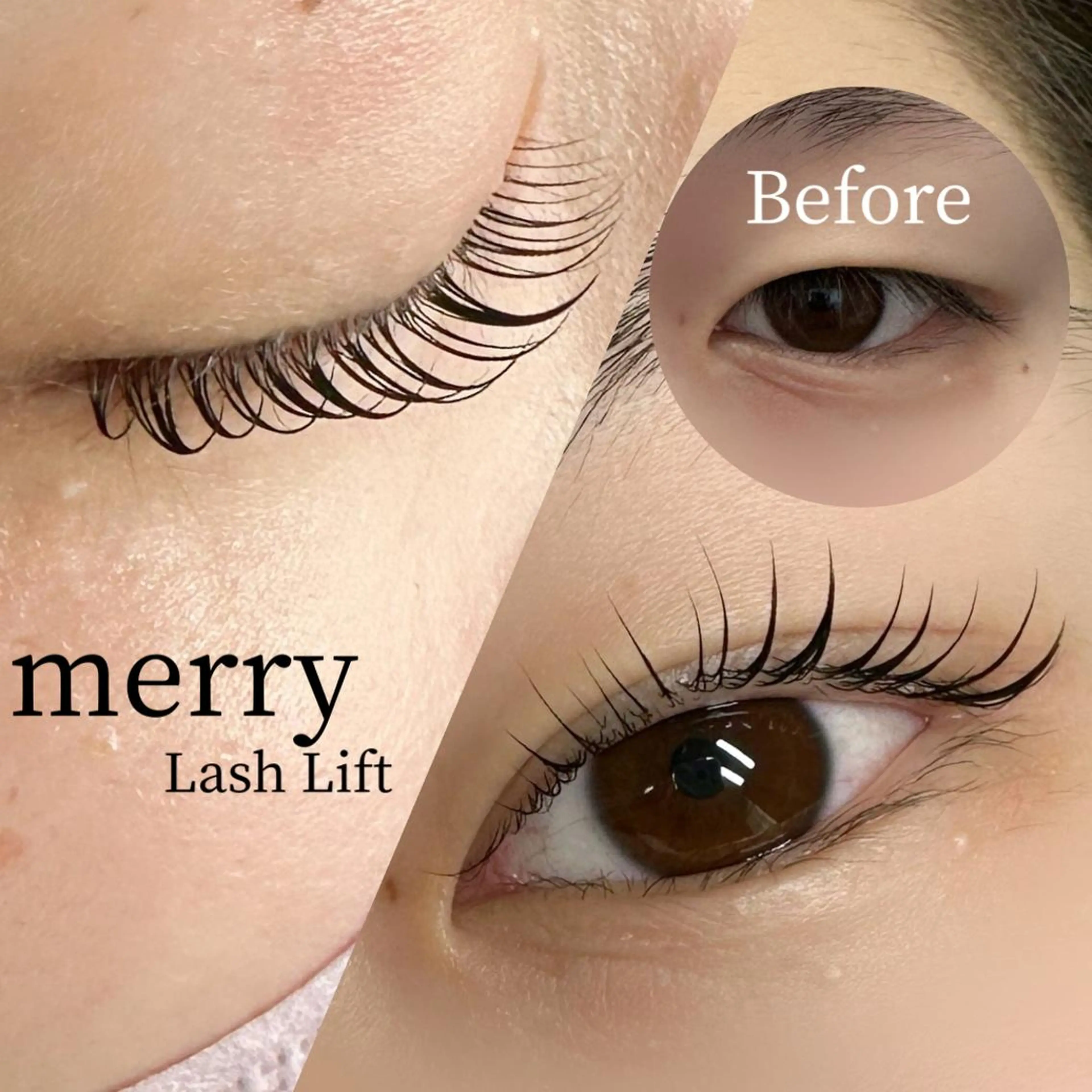 マツエク・マツパ マツパ merry Lash Liftのマツエク・マツパデザイン