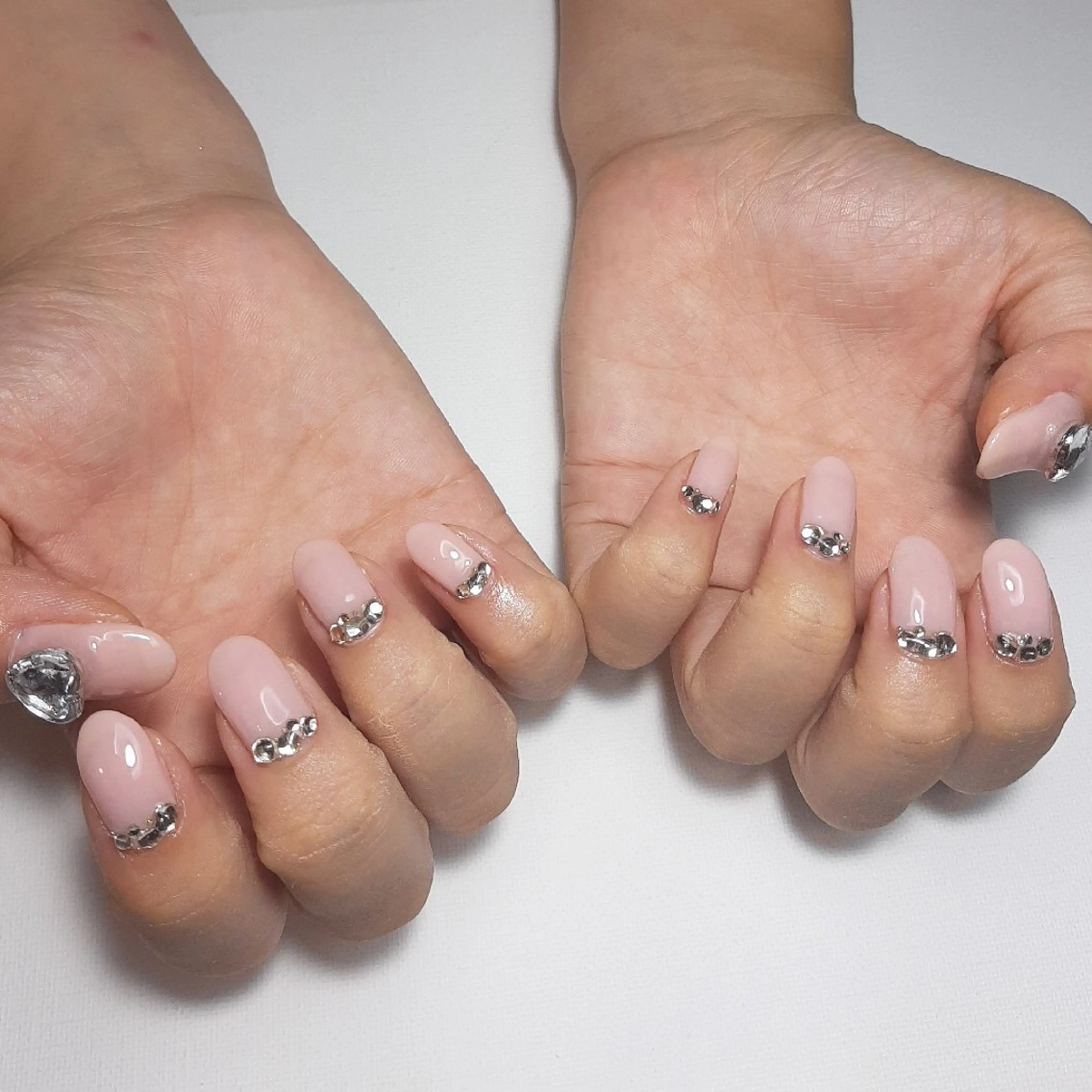 ネイル ジェルネイル キラキラネイル 持ち込み ショートネイル owlnail /持込みデザイン専門のネイルデザイン