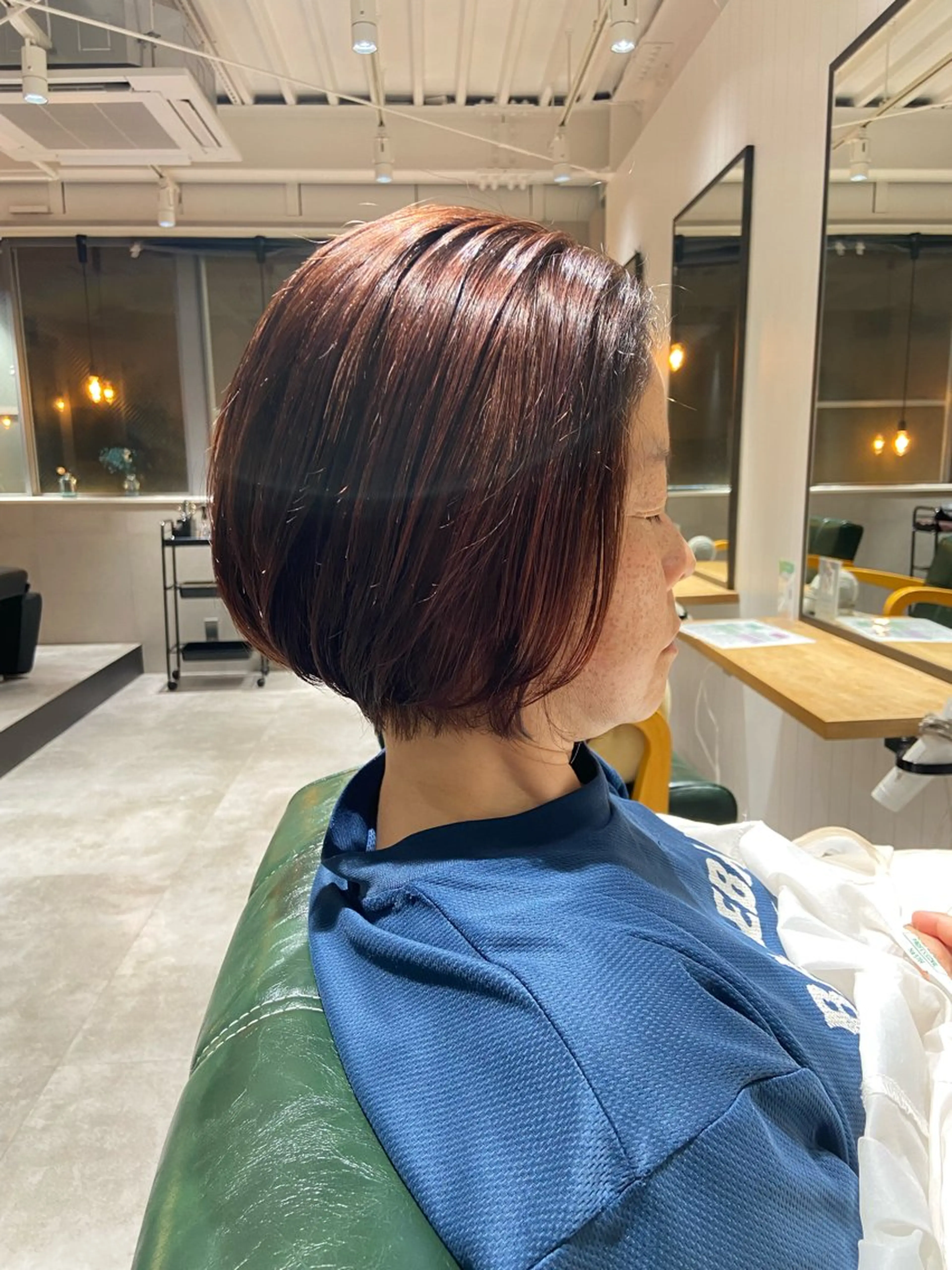 ショート 髪質改善/オオイシ ナツミのヘアスタイル