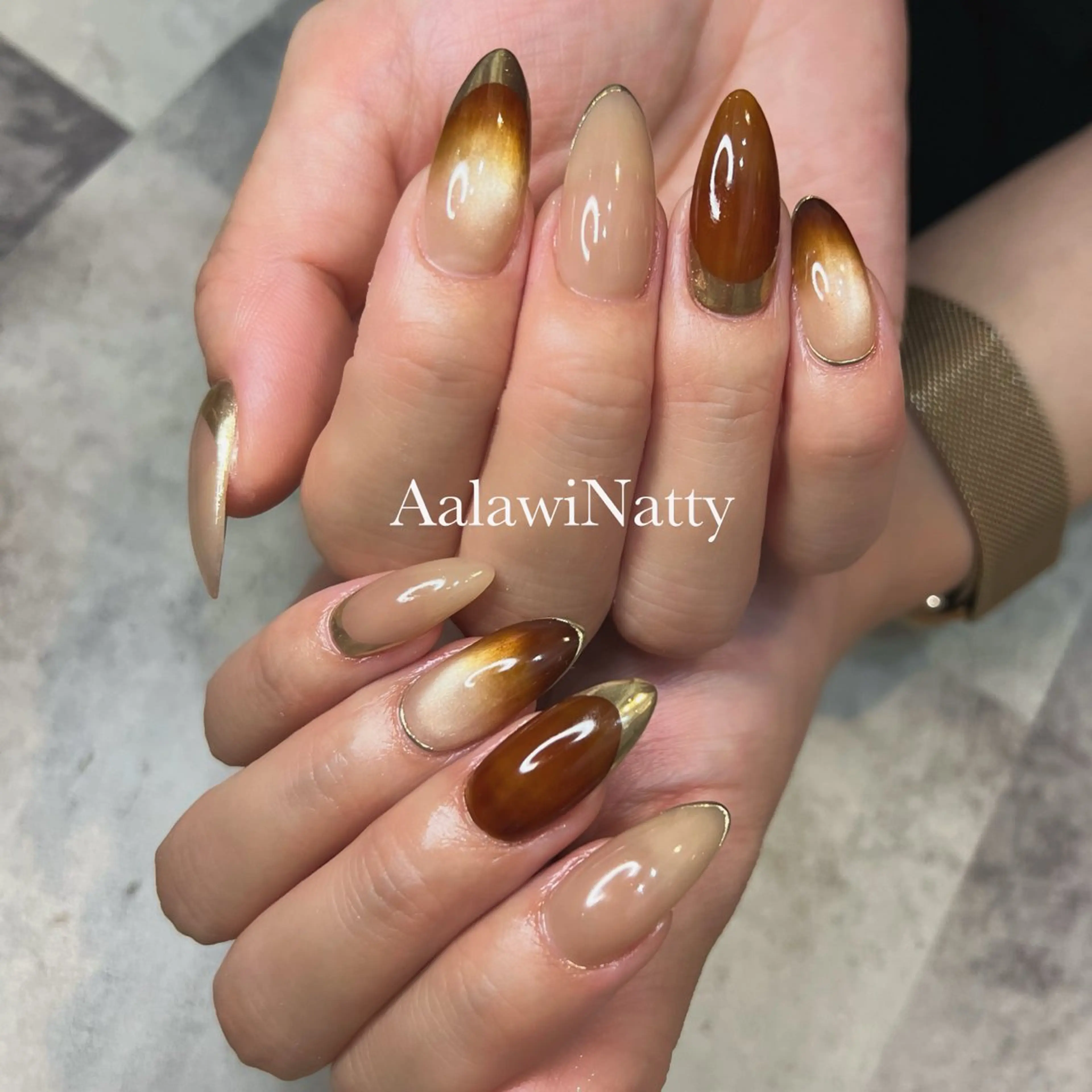 ネイル スカルプネイル Aala wi Natty  nail所属・AMANO AKIHOのネイルデザイン