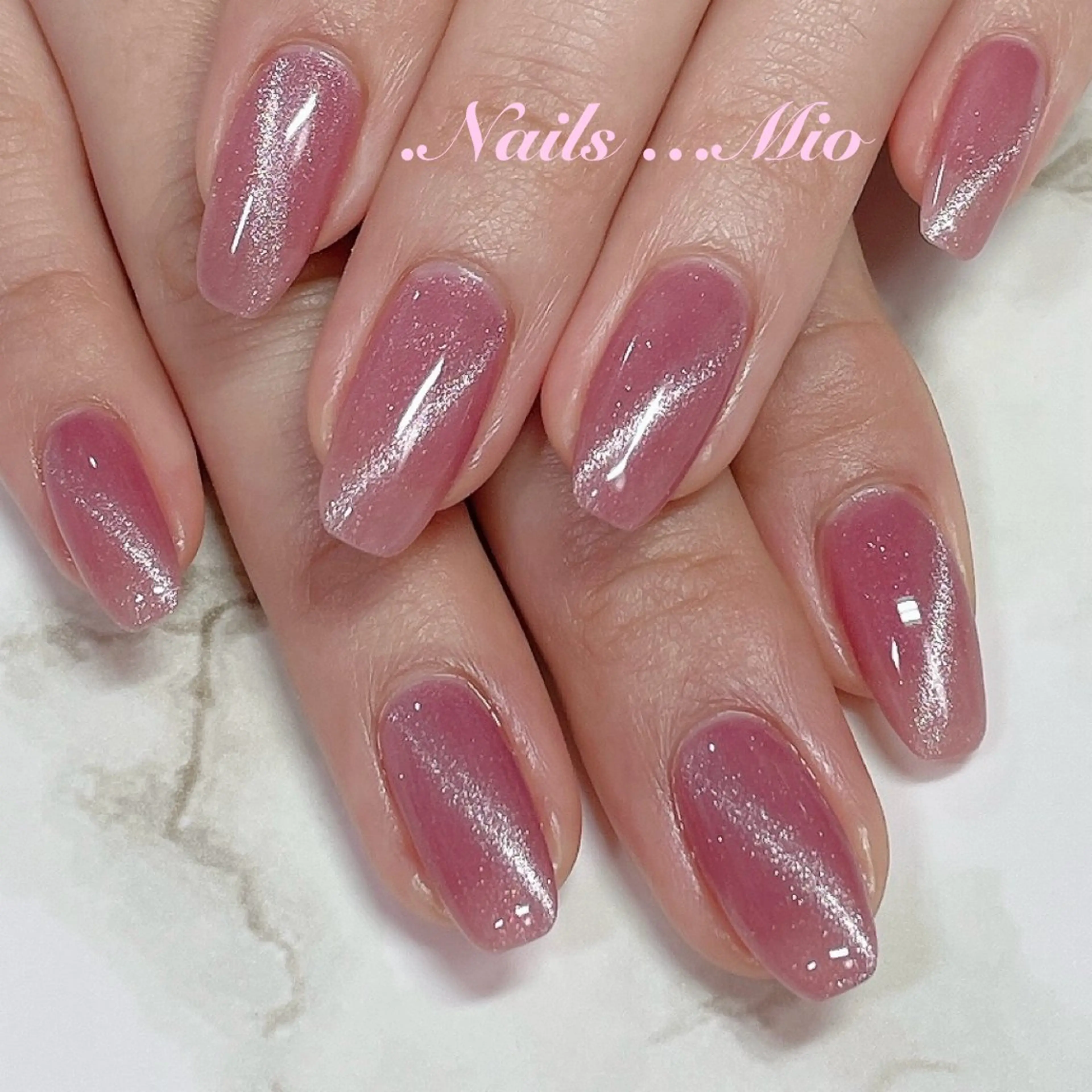 ネイル アートネイル ジェルネイル マグネットネイル .Nails Mio 赤羽西ネイルサロンのネイルデザイン