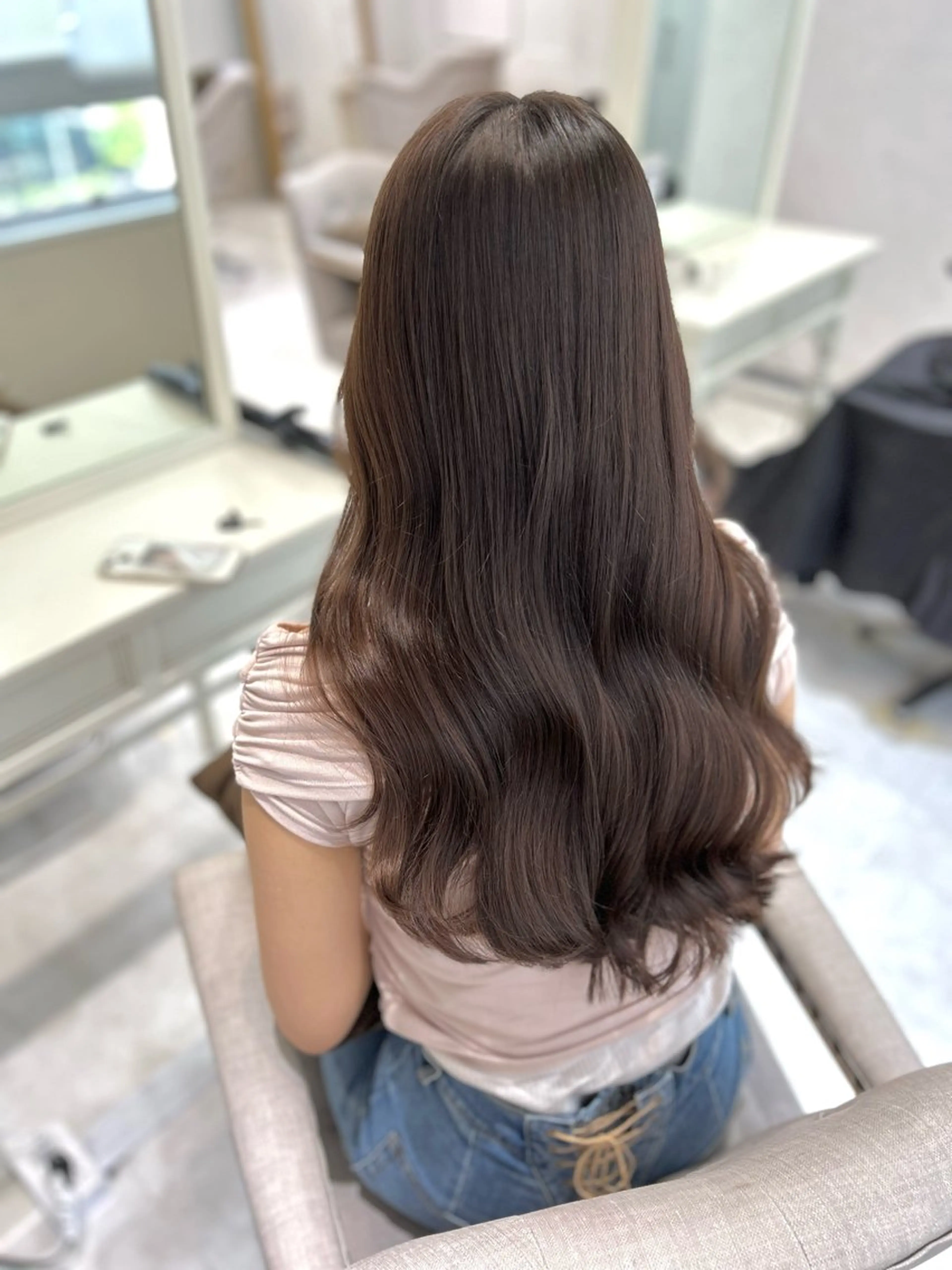 ロング カラー ヘアカラー トリートメント Core Haruのヘアスタイル