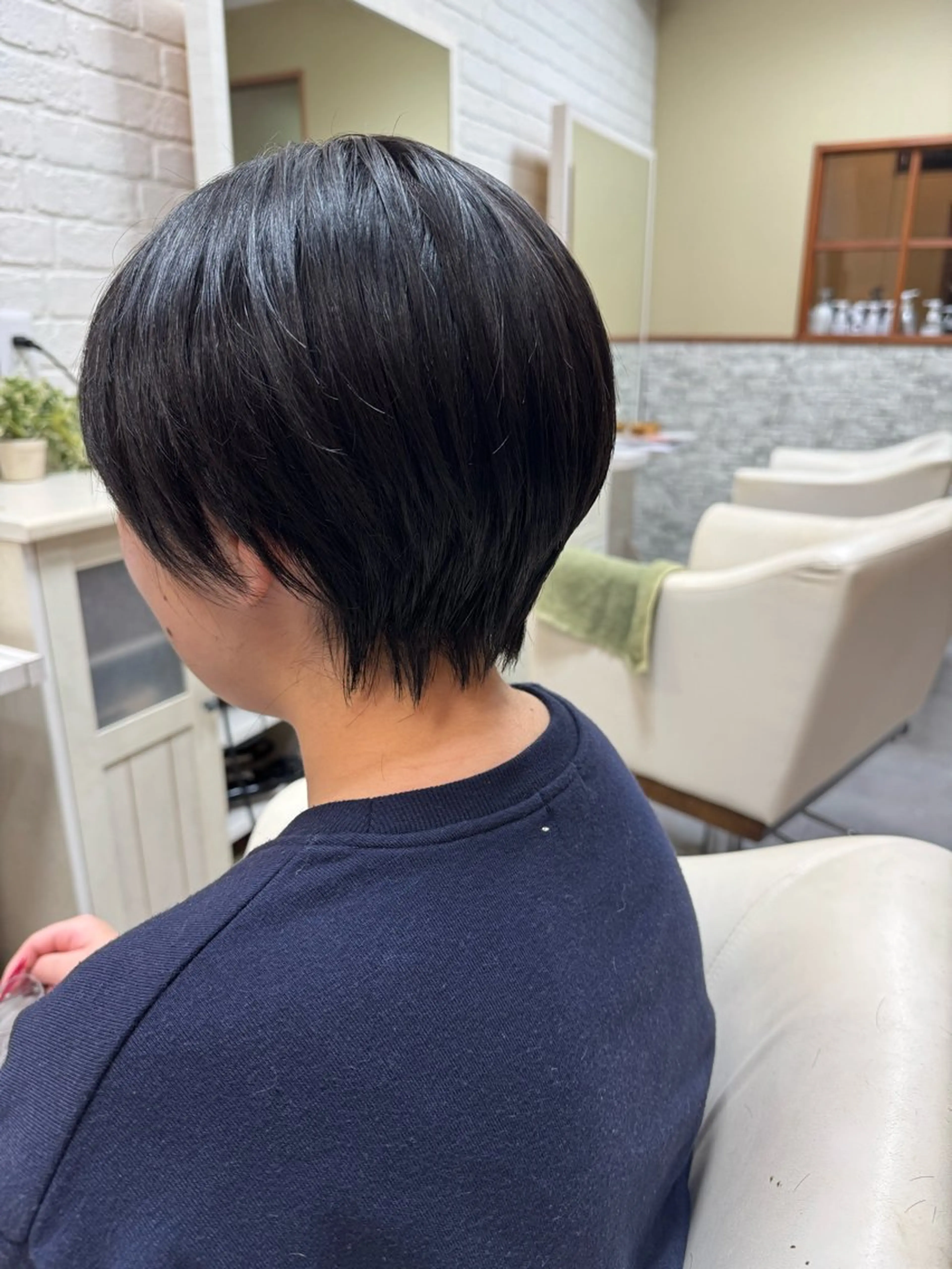 平日限定🌟自然にきまる"くびれショートボブカット"限定+2Stepトリートメント🌿の写真