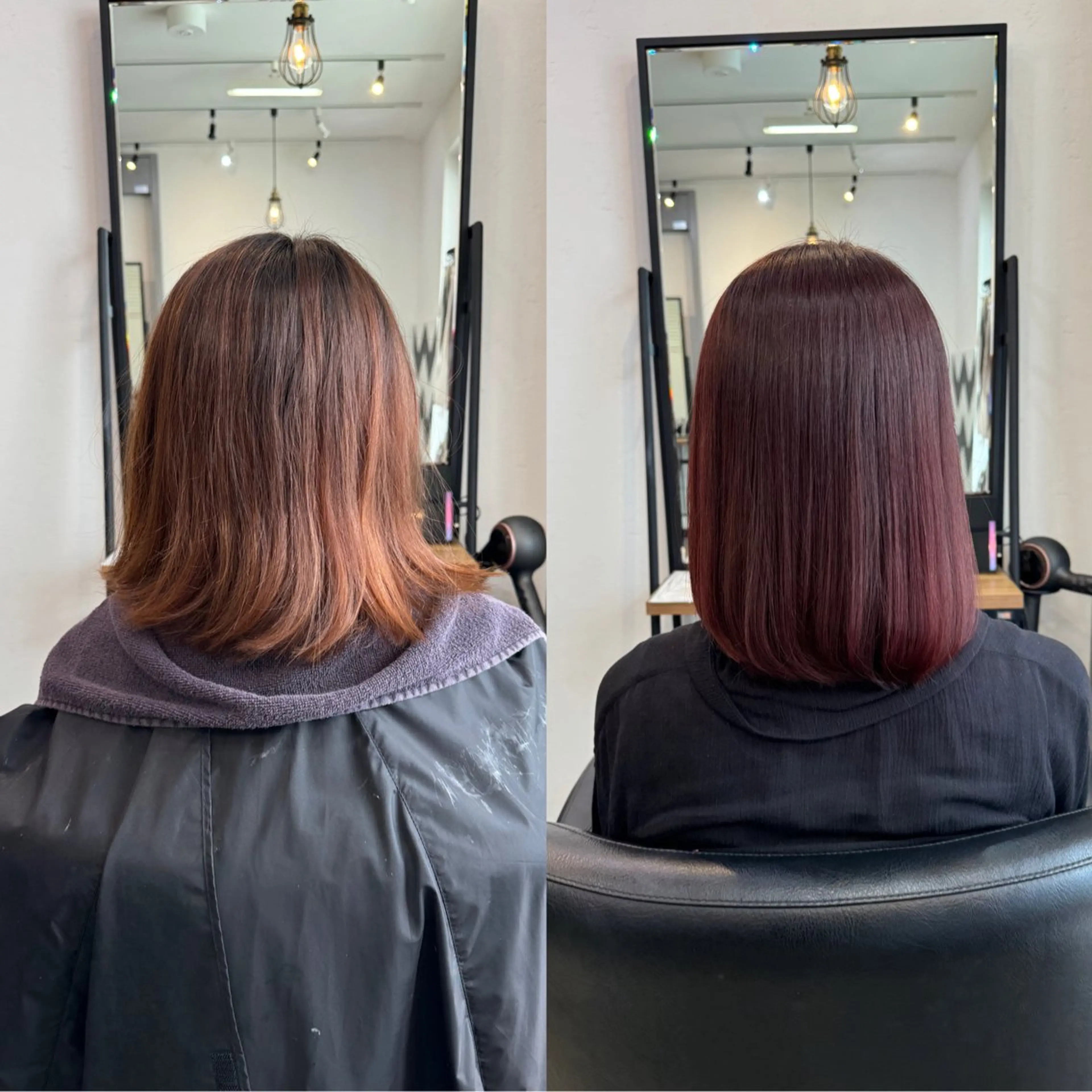ショート カラー ヘアカラー トリートメント 髙橋 李里亜のヘアスタイル