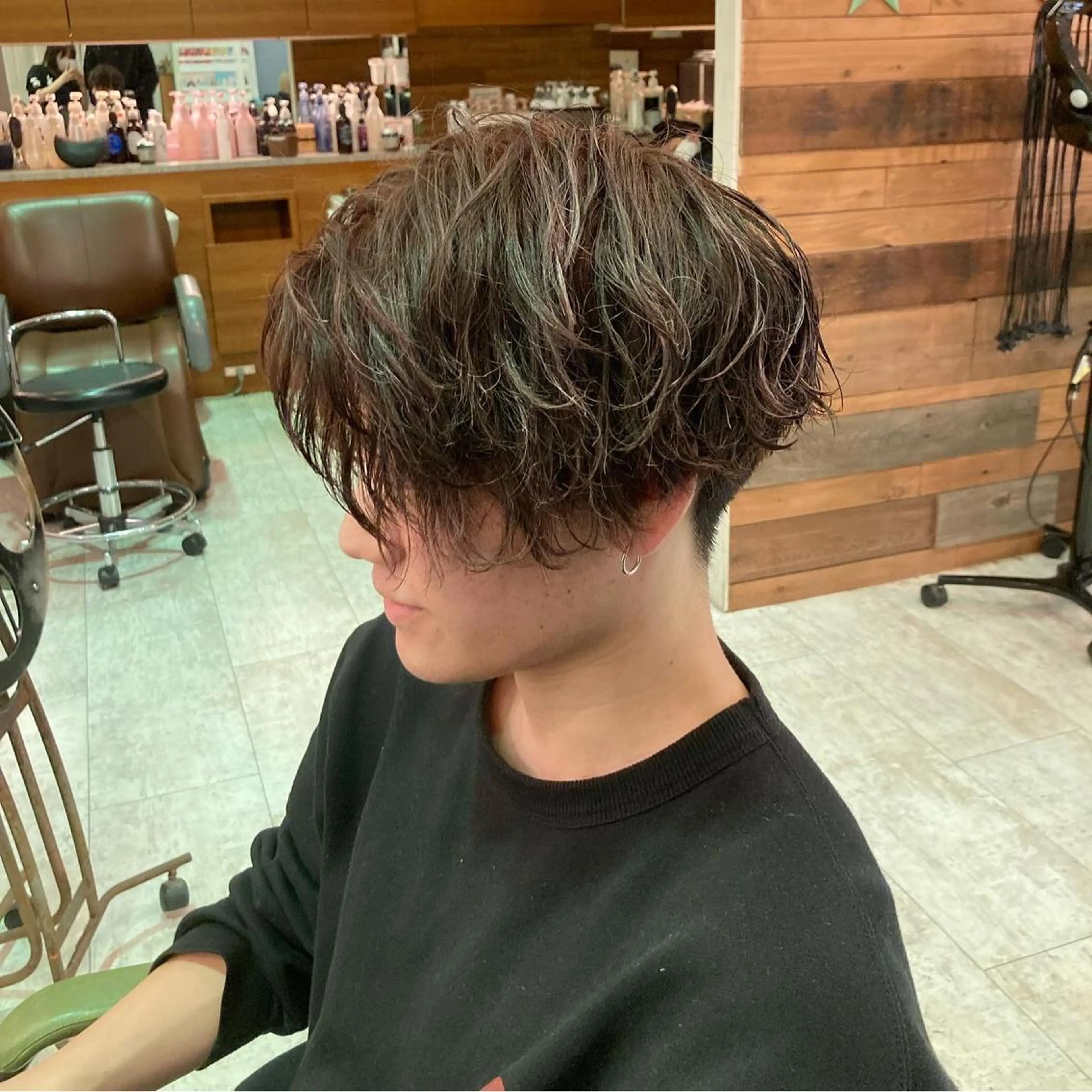 メンズ メンズハイライト Plaatje🤍 はるか‎🕊のヘアスタイル