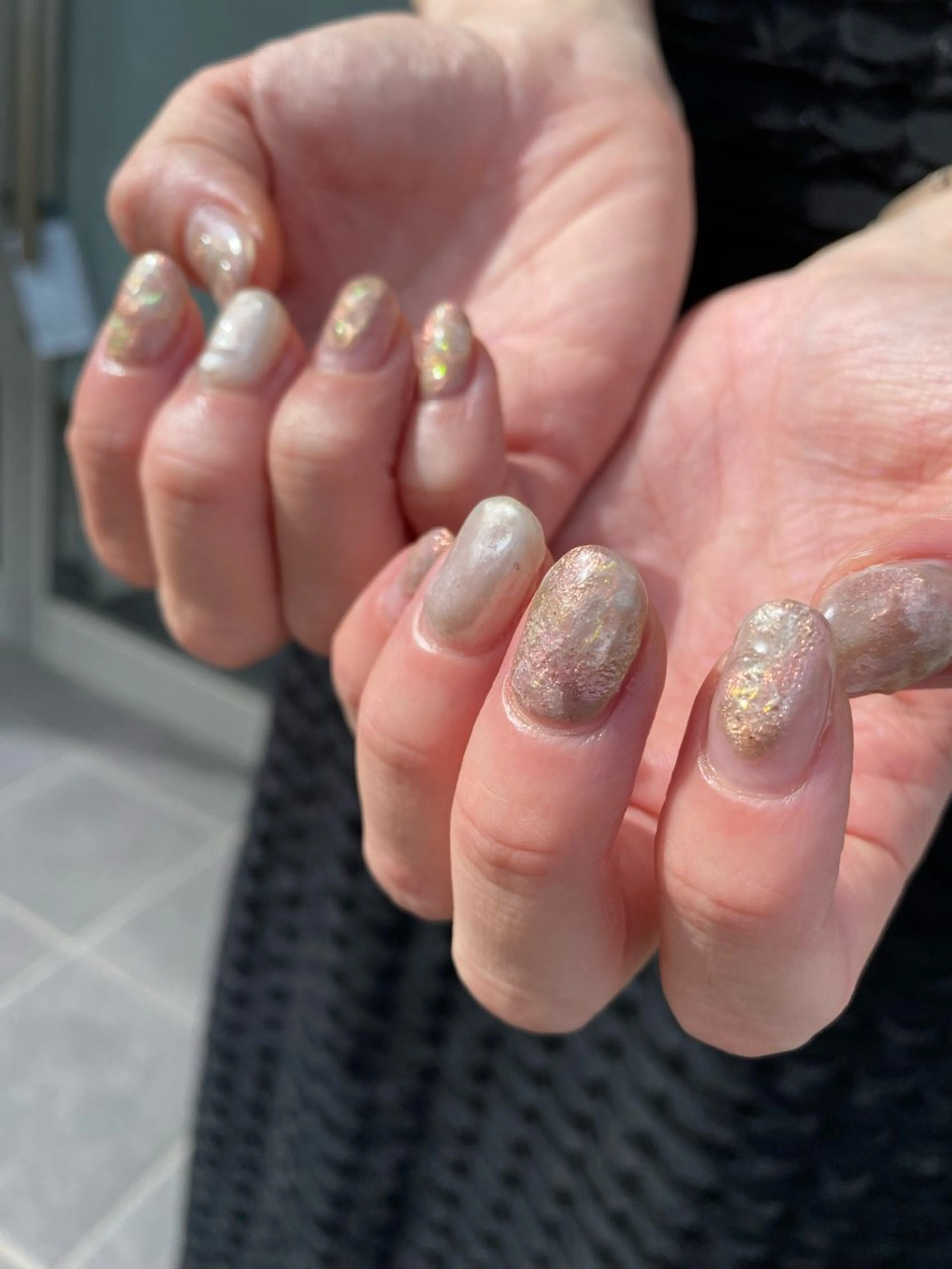 ネイル ジェルネイル マグネットネイル ニュアンスネイル ワンカラーネイル パラジェル ハンドネイル 草加ニュアンスネイル 🌚hersのネイルデザイン