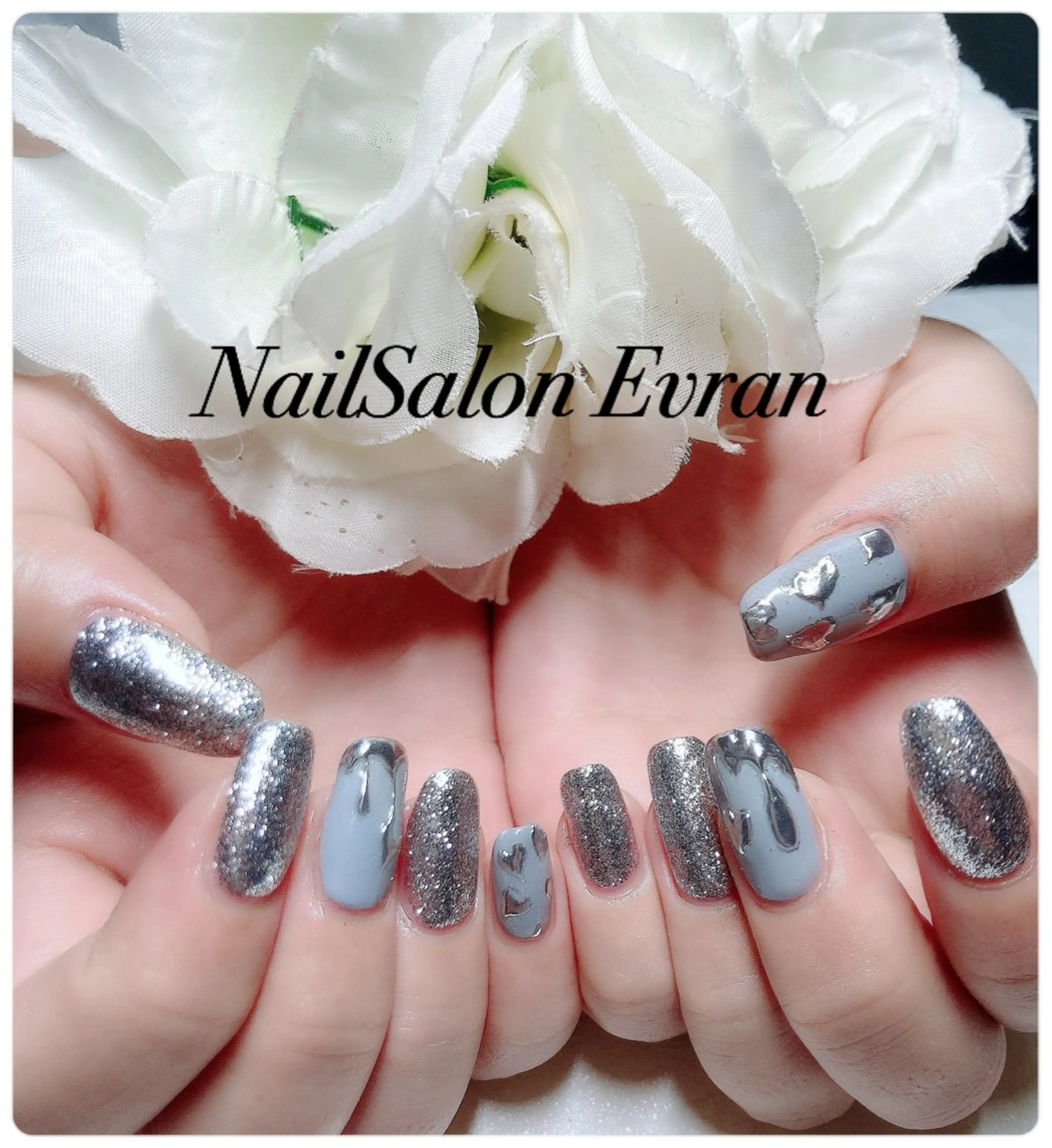 ネイル アートネイル ジェルネイル ワンカラーネイル シンプルネイル ハンドネイル Nail salon Evranのネイルデザイン