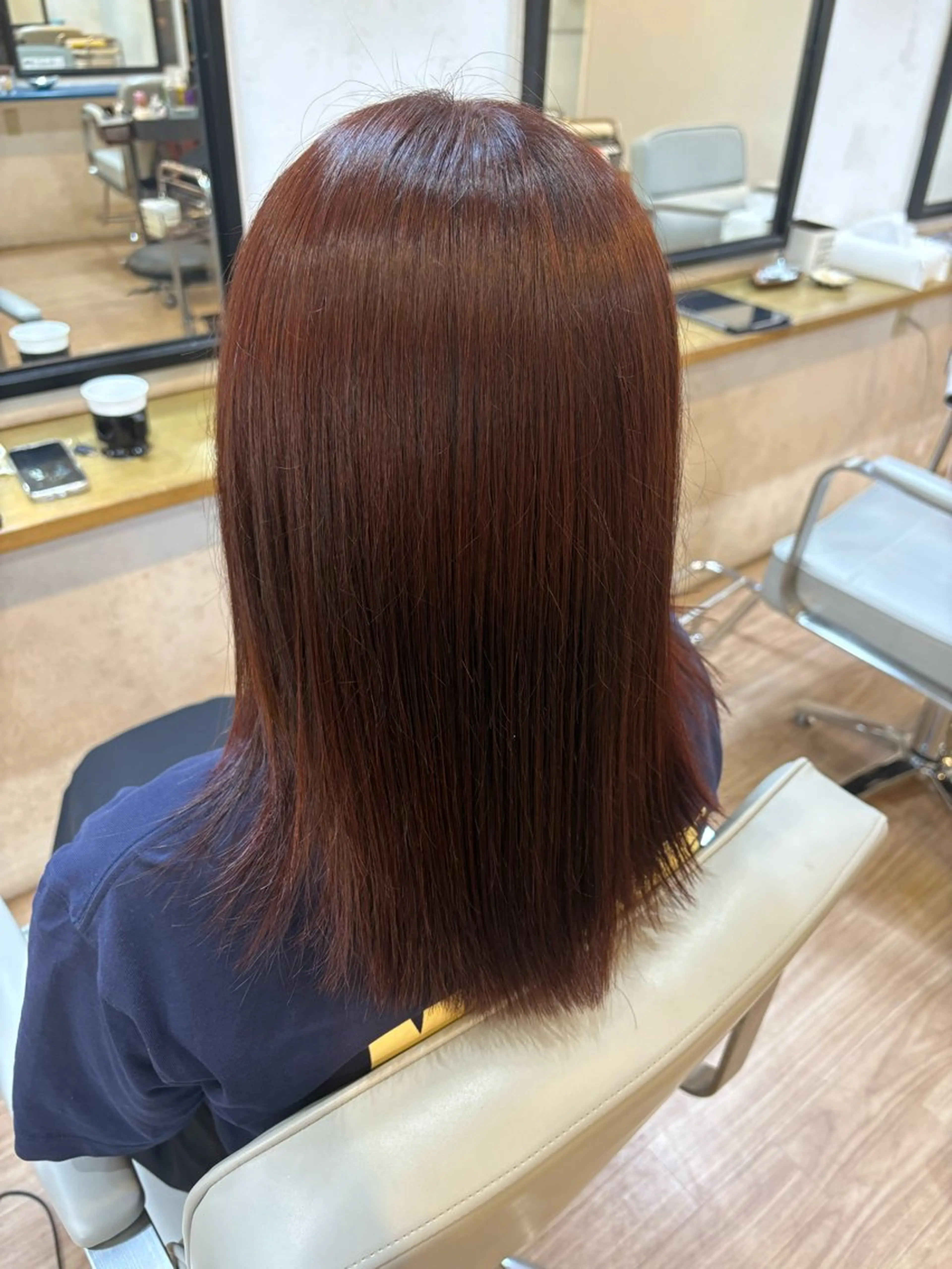 ミディアム ヘアカラー トリートメント IRICO たまプラーザ所属・韓国ヘアー🇰🇷 MIWAのヘアスタイル