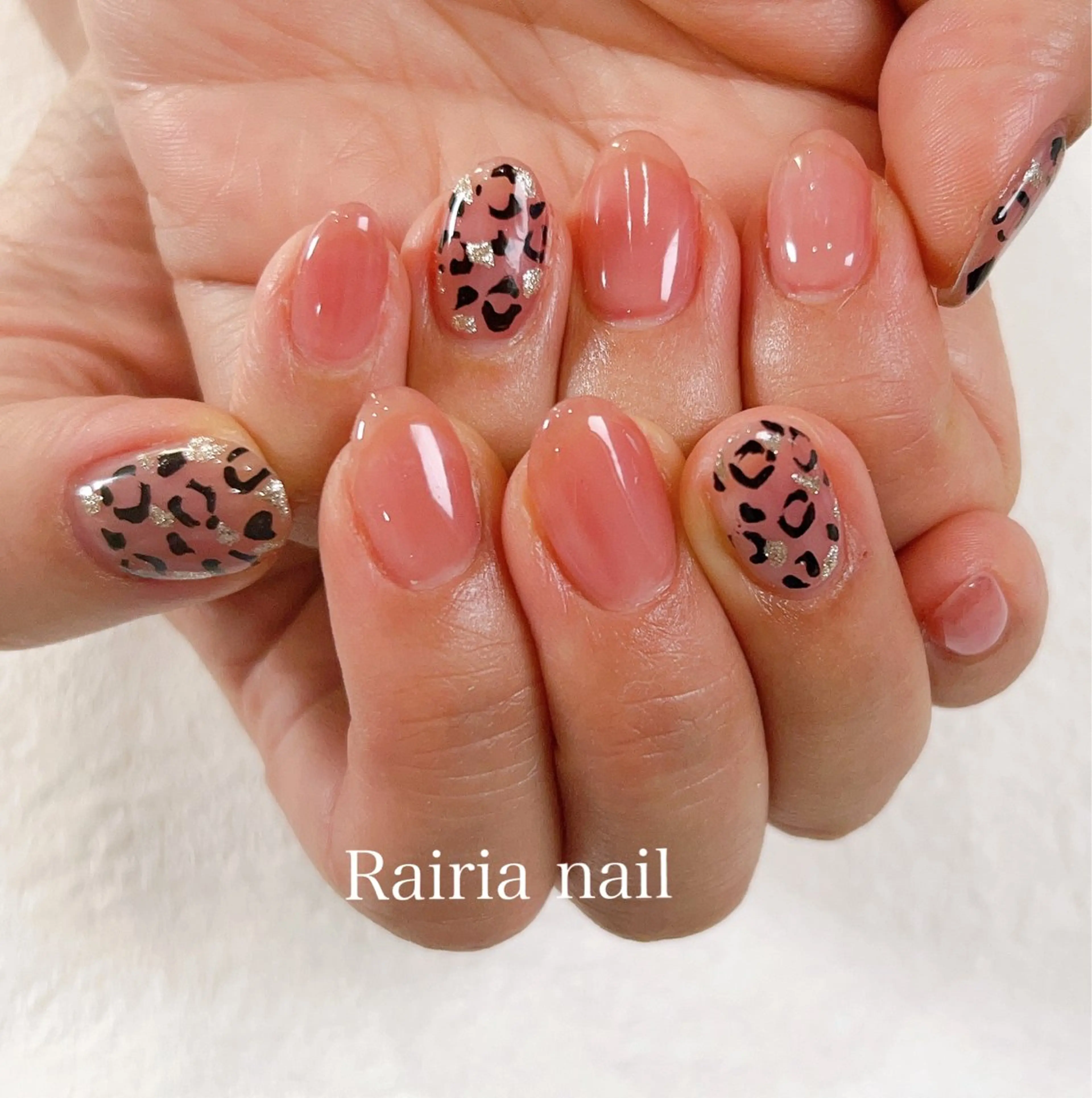 ネイル アートネイル ジェルネイル 持ち込み ニュアンスネイル パラジェル Rairia nail本八幡店のネイルデザイン
