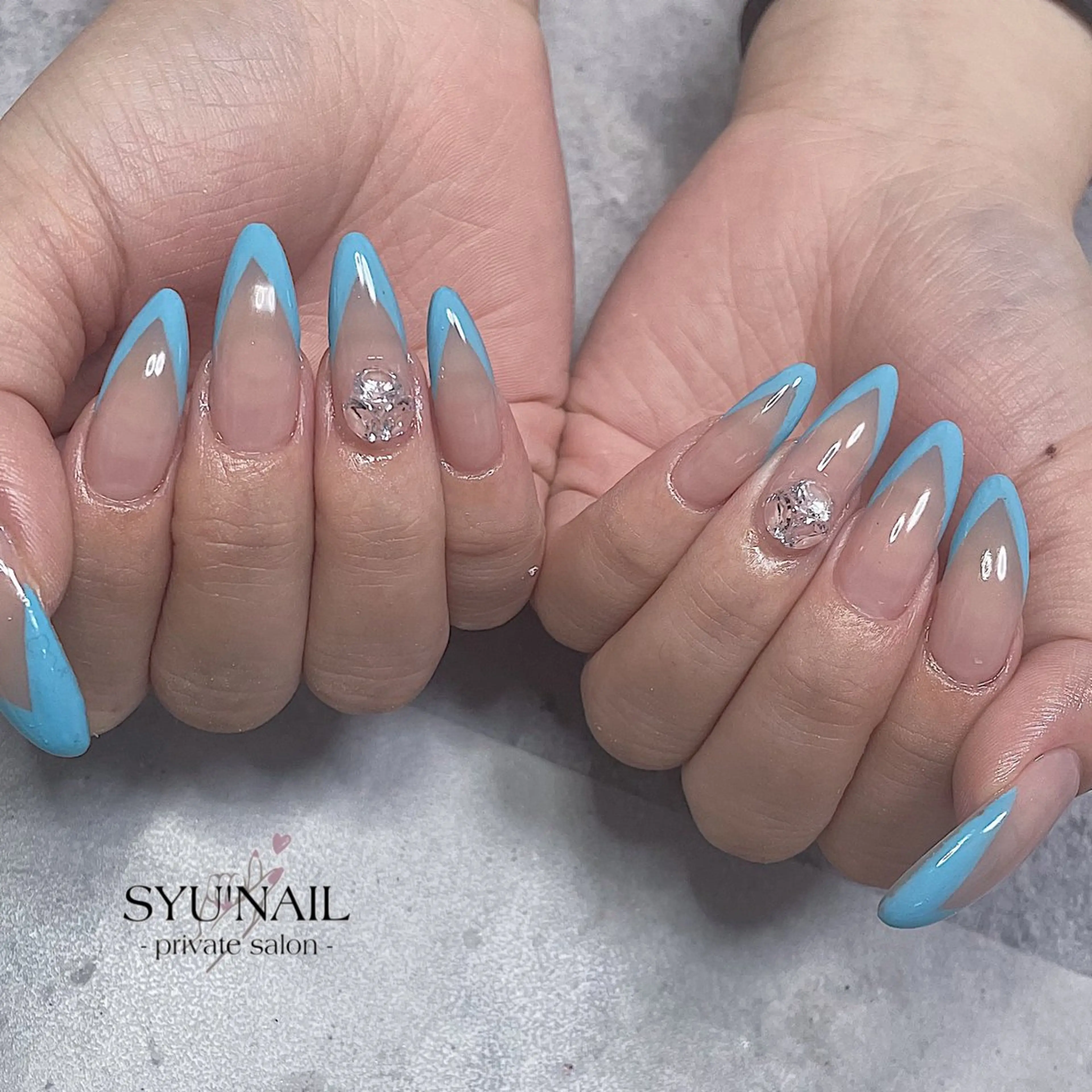 ロング ハンドネイル Syudo Yukiのネイルデザイン