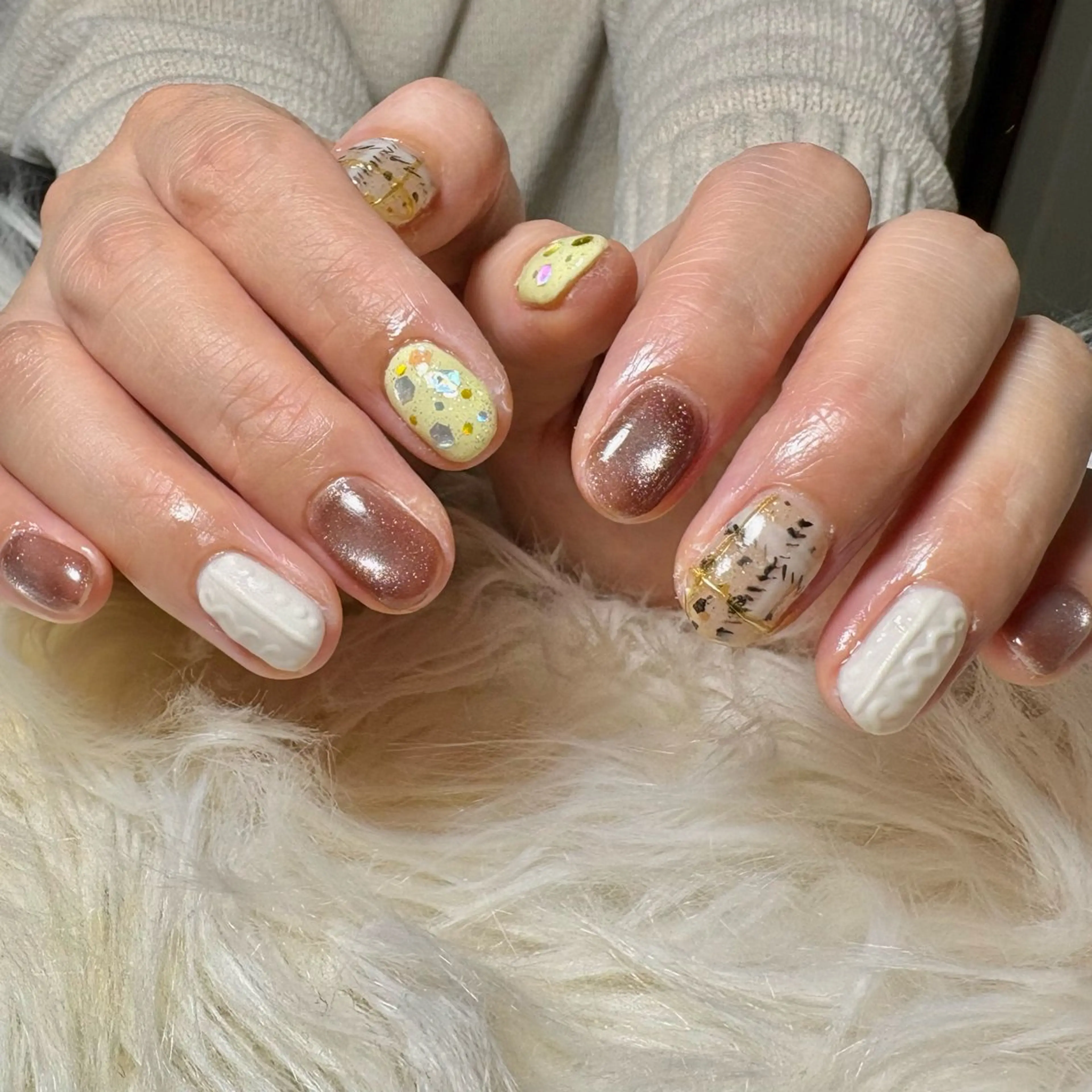 ネイル ハンドネイル ハンドケア hohomi .のネイルデザイン