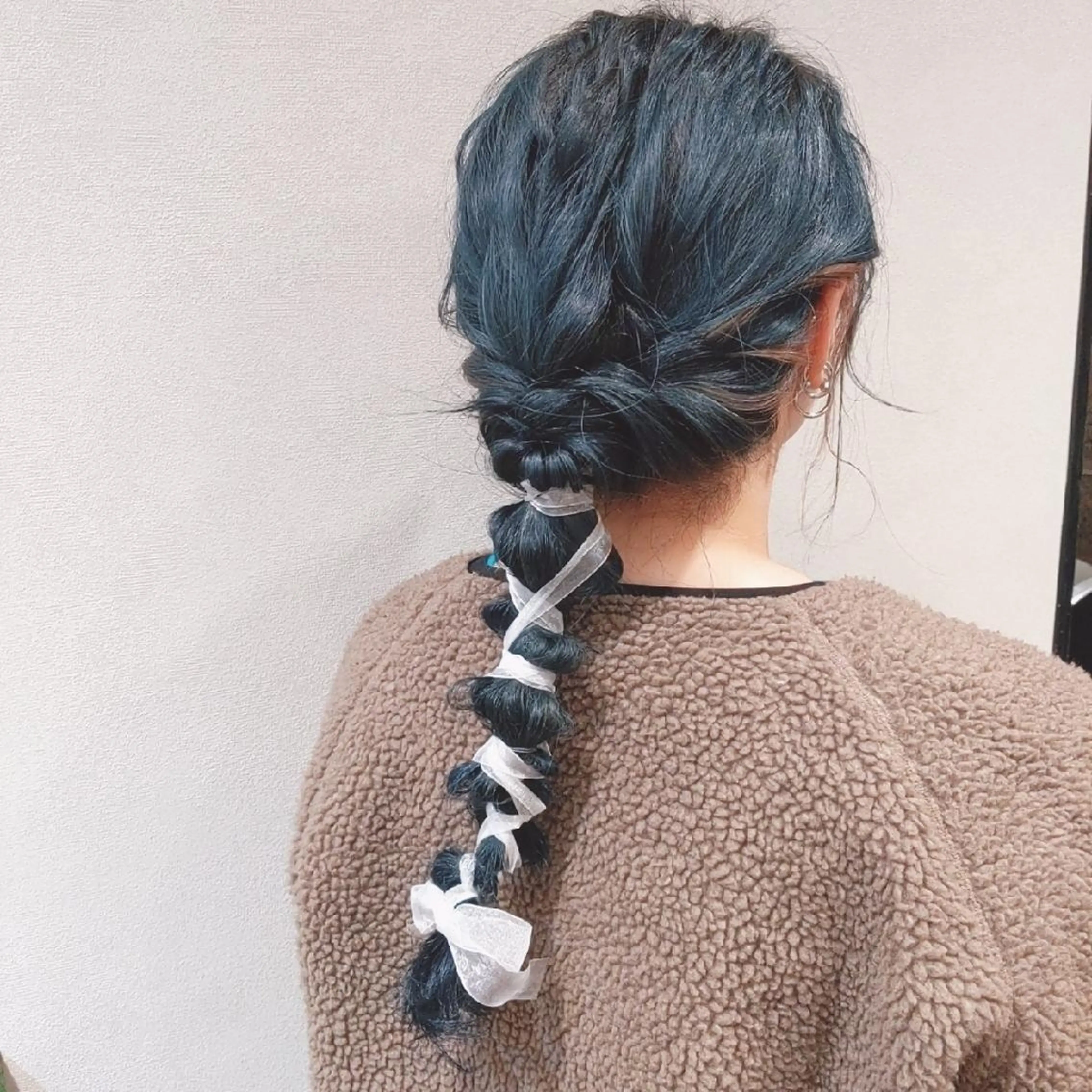 ロング カラー ヘアアレンジ PRIVATE SALON EYES所属・EYES リアのマツエク・マツパデザイン