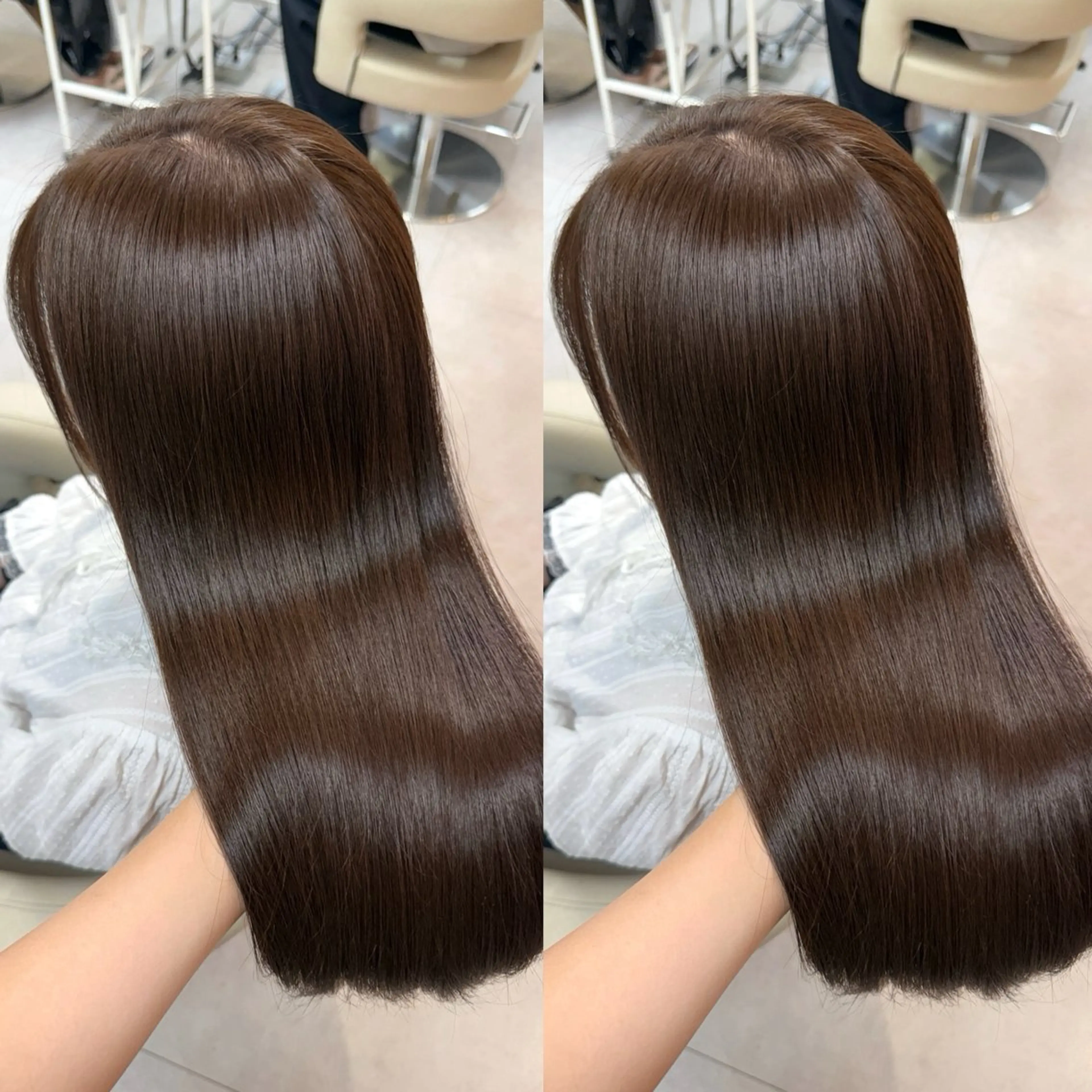 ロング カラー カット ヘアカラー トリートメント ♡韓国/レイヤー カット/Ayana♡のヘアスタイル