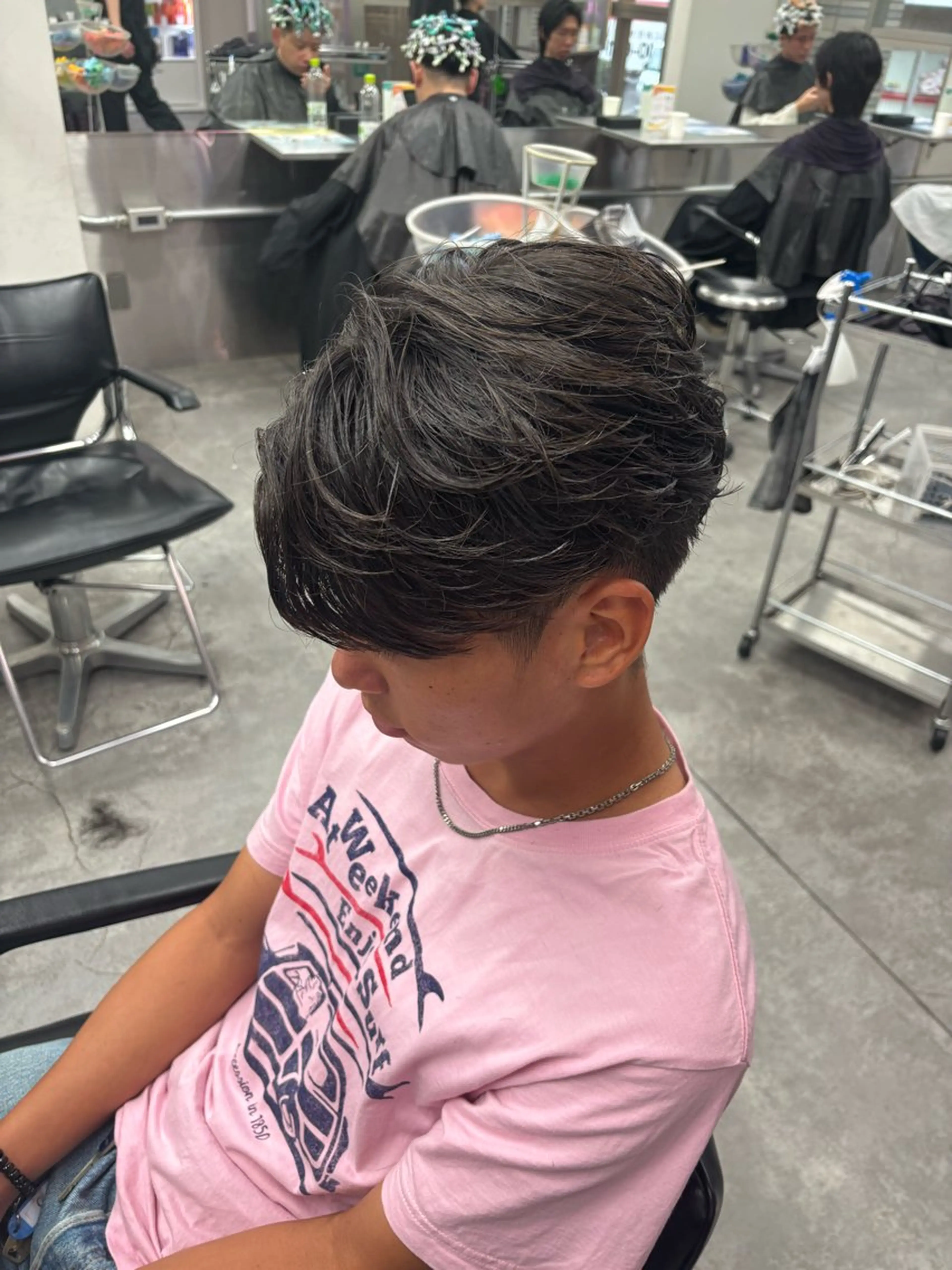 パーマ メンズ カット パーマ メンズ特化✨️ 韓国風パーマ🔥一八のヘアスタイル