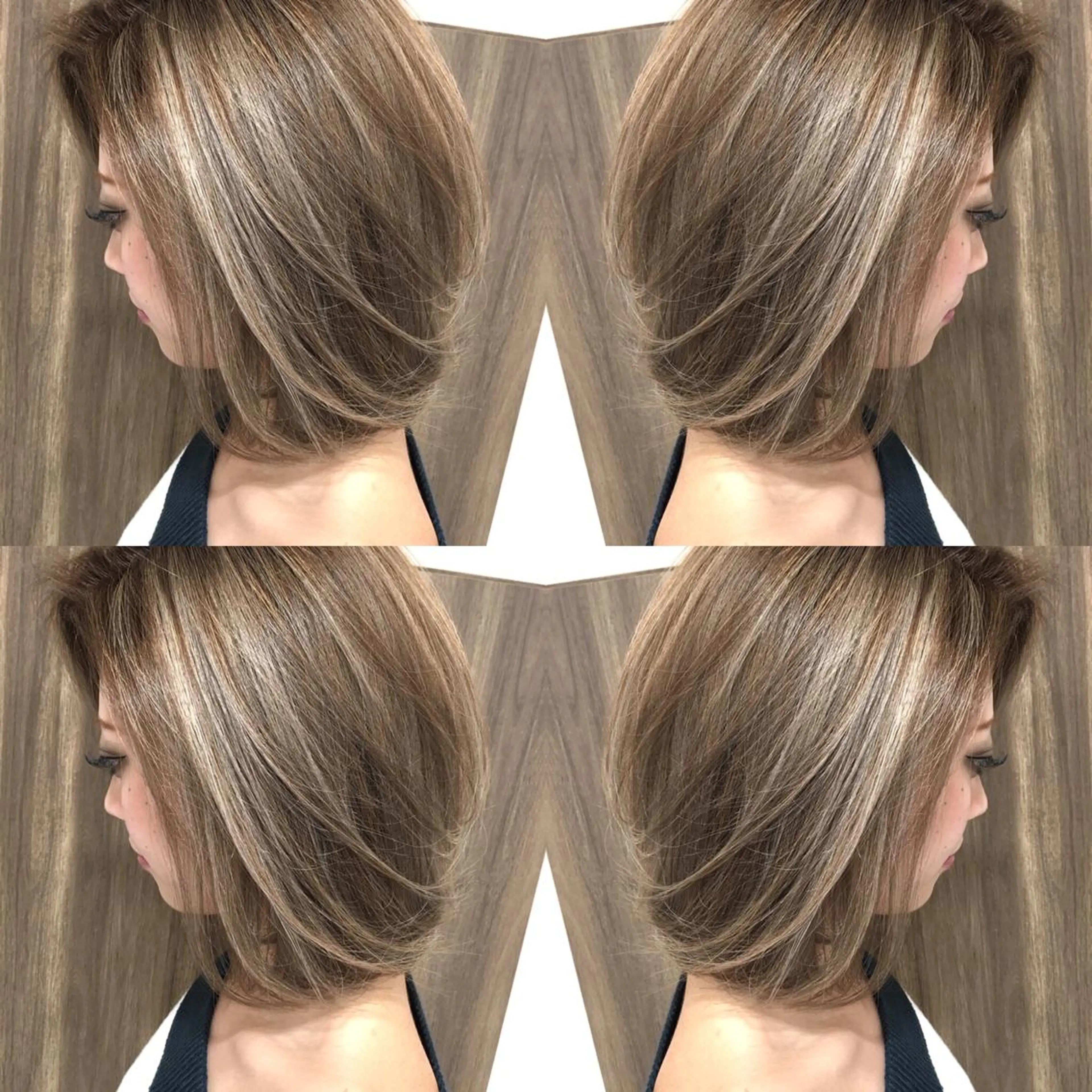 ショート カラー ベージュカラー ハイライトカラー 3Dハイライト ハイライト カット ヘアカラー トリートメント 井上 一平のヘアスタイル