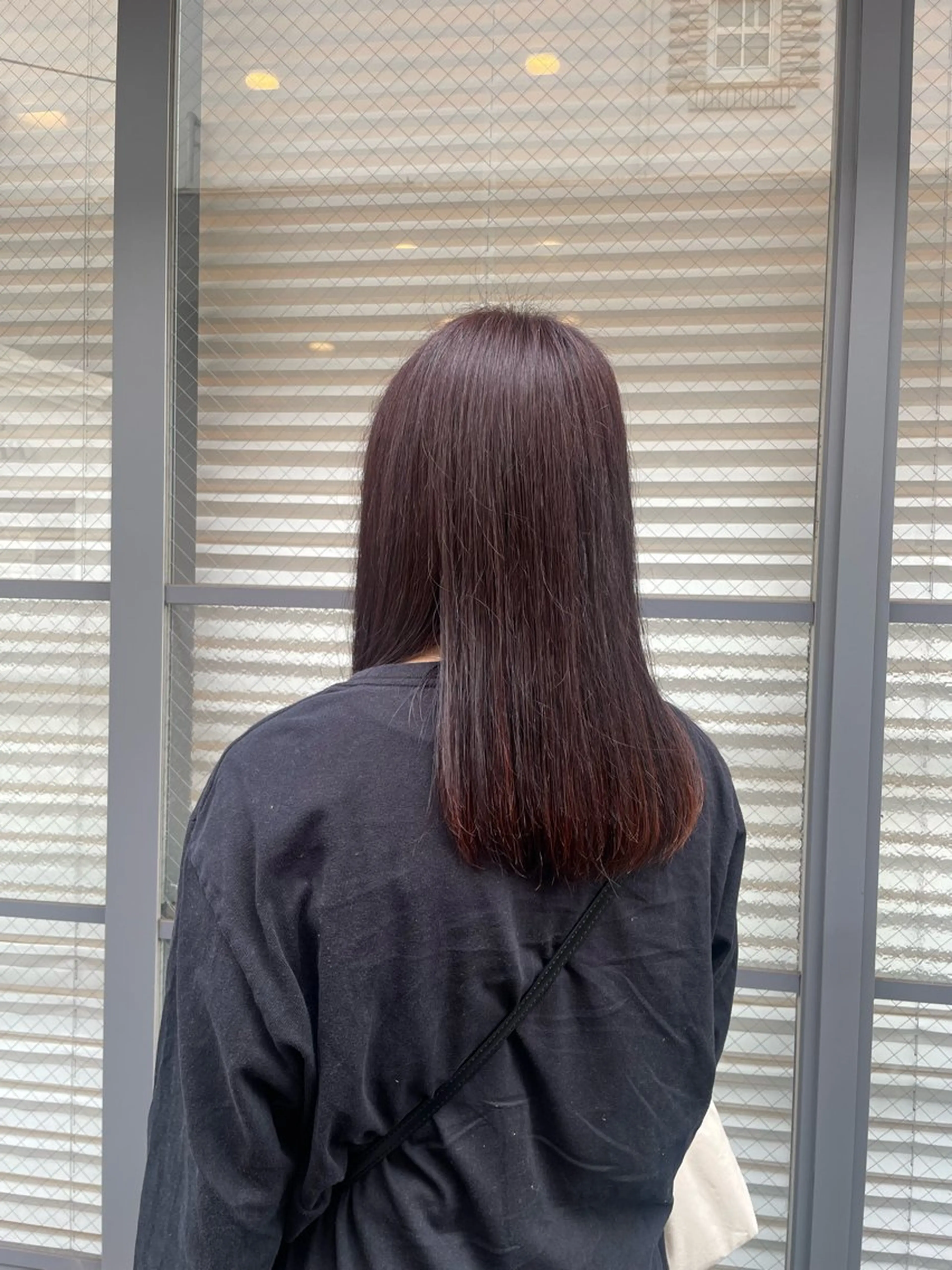 ミディアム ヘアカラー 🪸暖色艶カラー/ shiori🫧のヘアスタイル