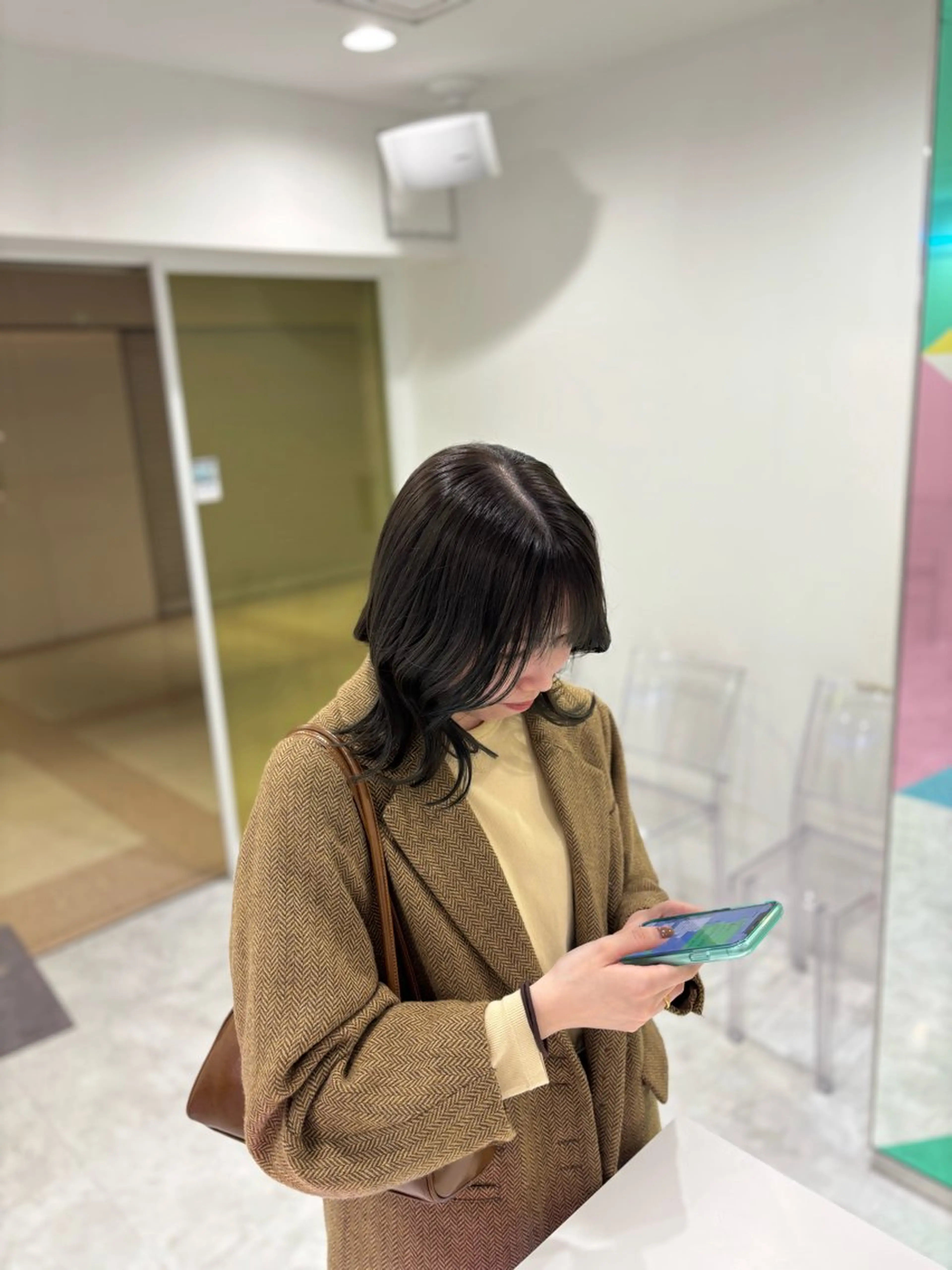 ミディアム カラー カット ヘアカラー 大人っぽベージュ🤍 当日予約◎ヒロトのヘアスタイル