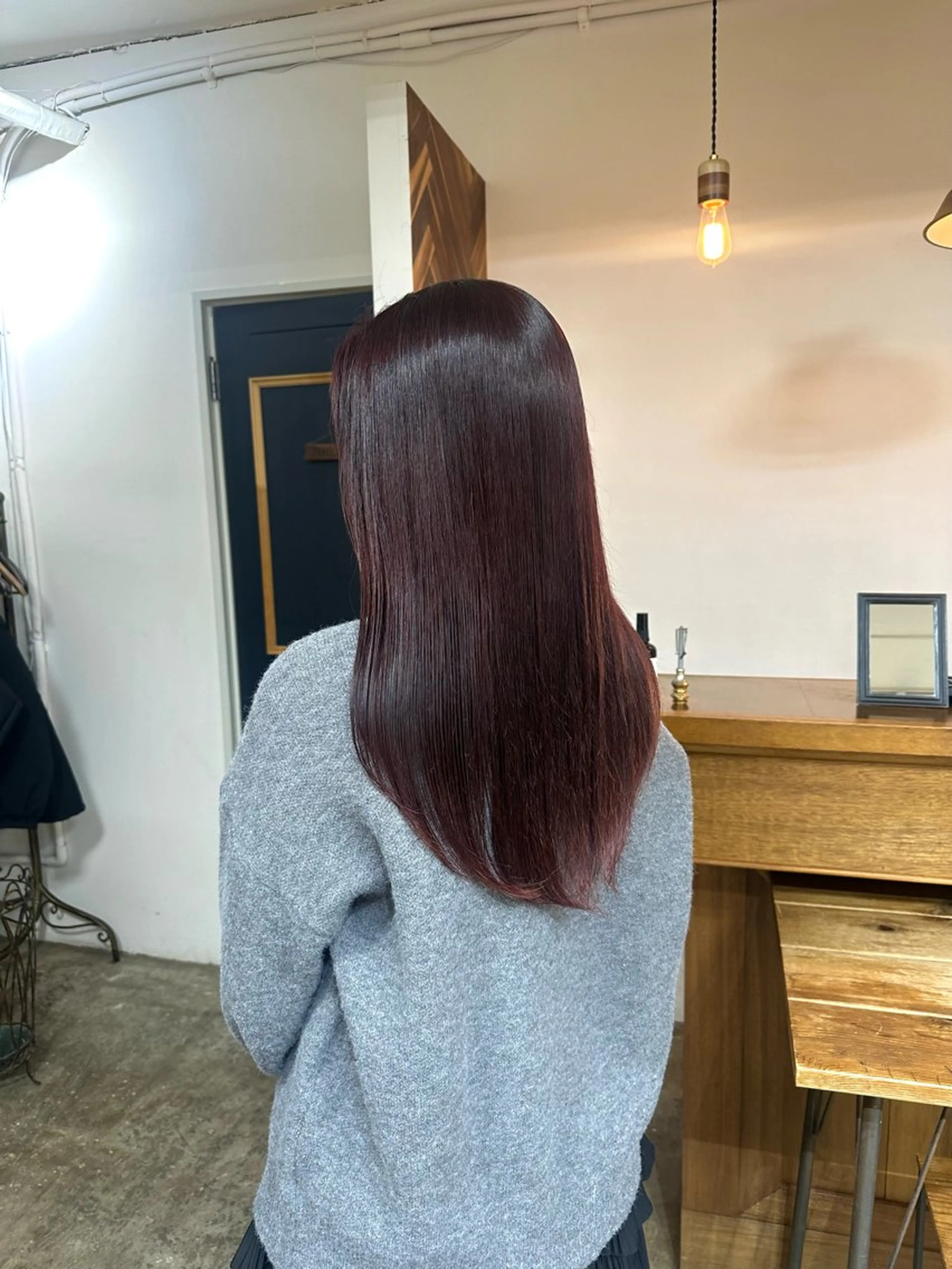 セミロング ヘアカラー NAGISA 🎀カットモデル🎀のヘアスタイル