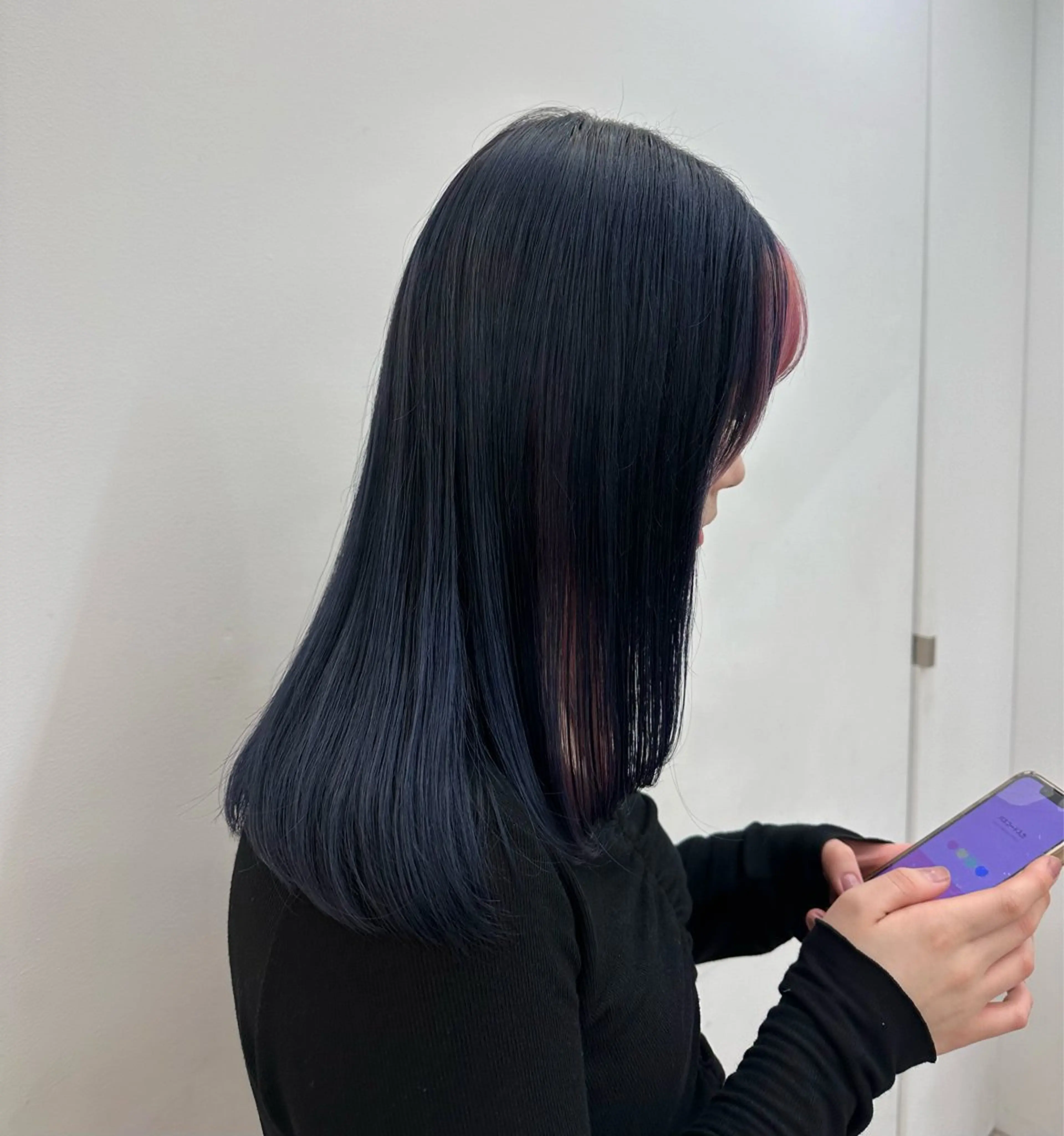 ミディアム カラー 🪐レイヤー/美髪 カラー/加野彩果🪐のヘアスタイル