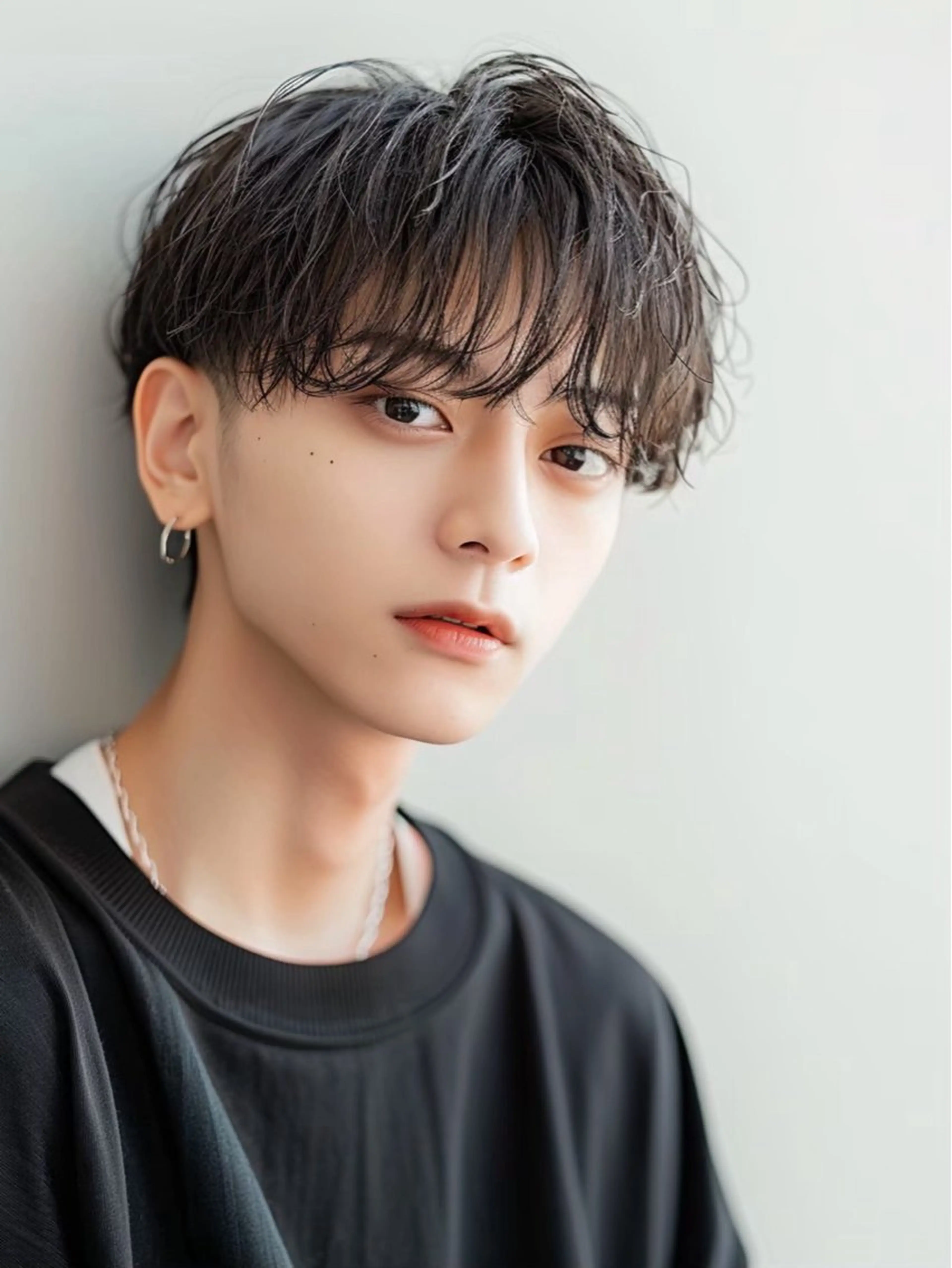 【柔らか質感✨】メンズカット+シャドウパーマの写真