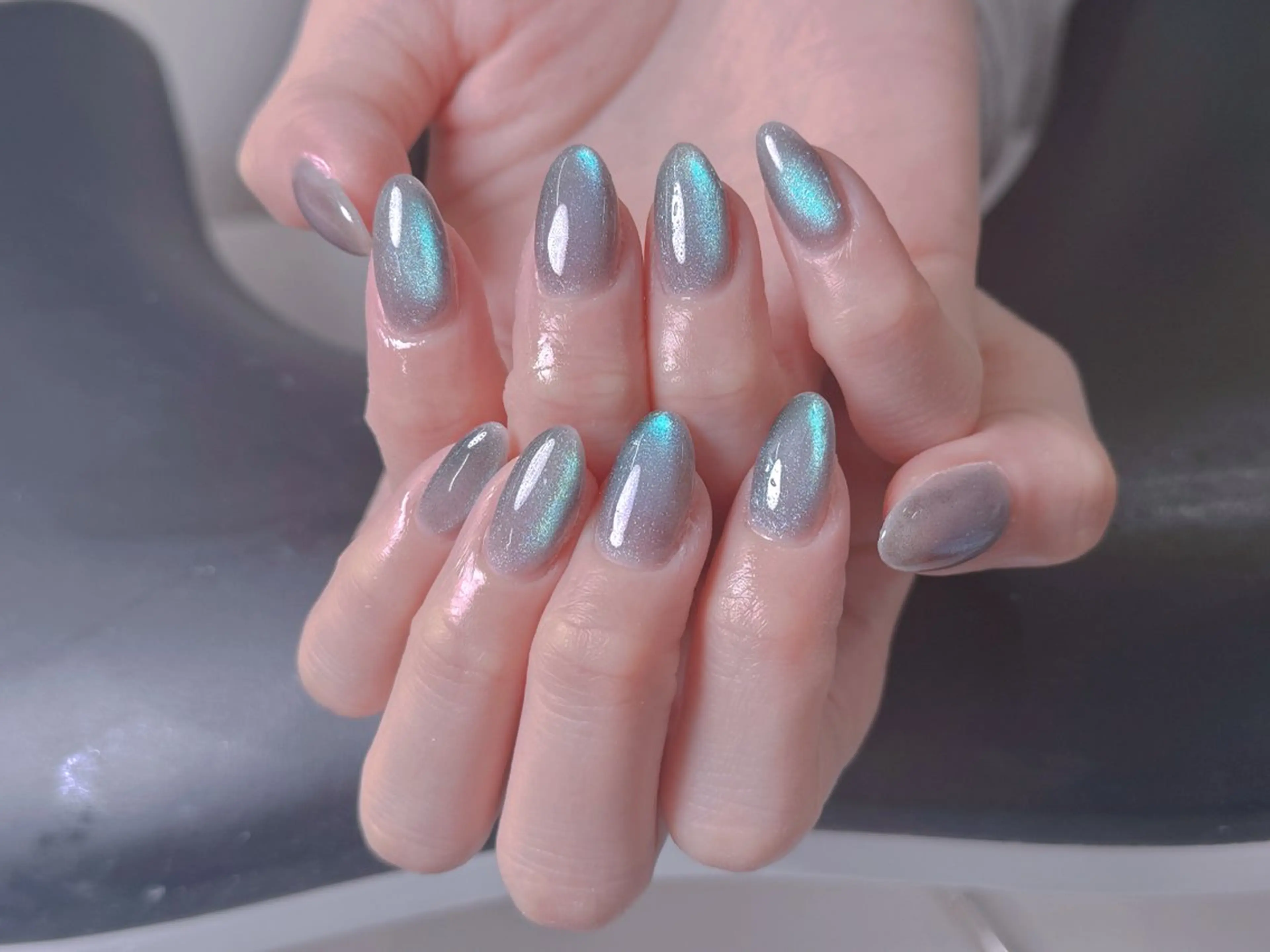 ネイル チークネイル 長さ出し フラッシュネイル フットネイル フレンチネイル ハンドネイル ハンドケア Nail&Eyela sh Nanaのネイルデザイン