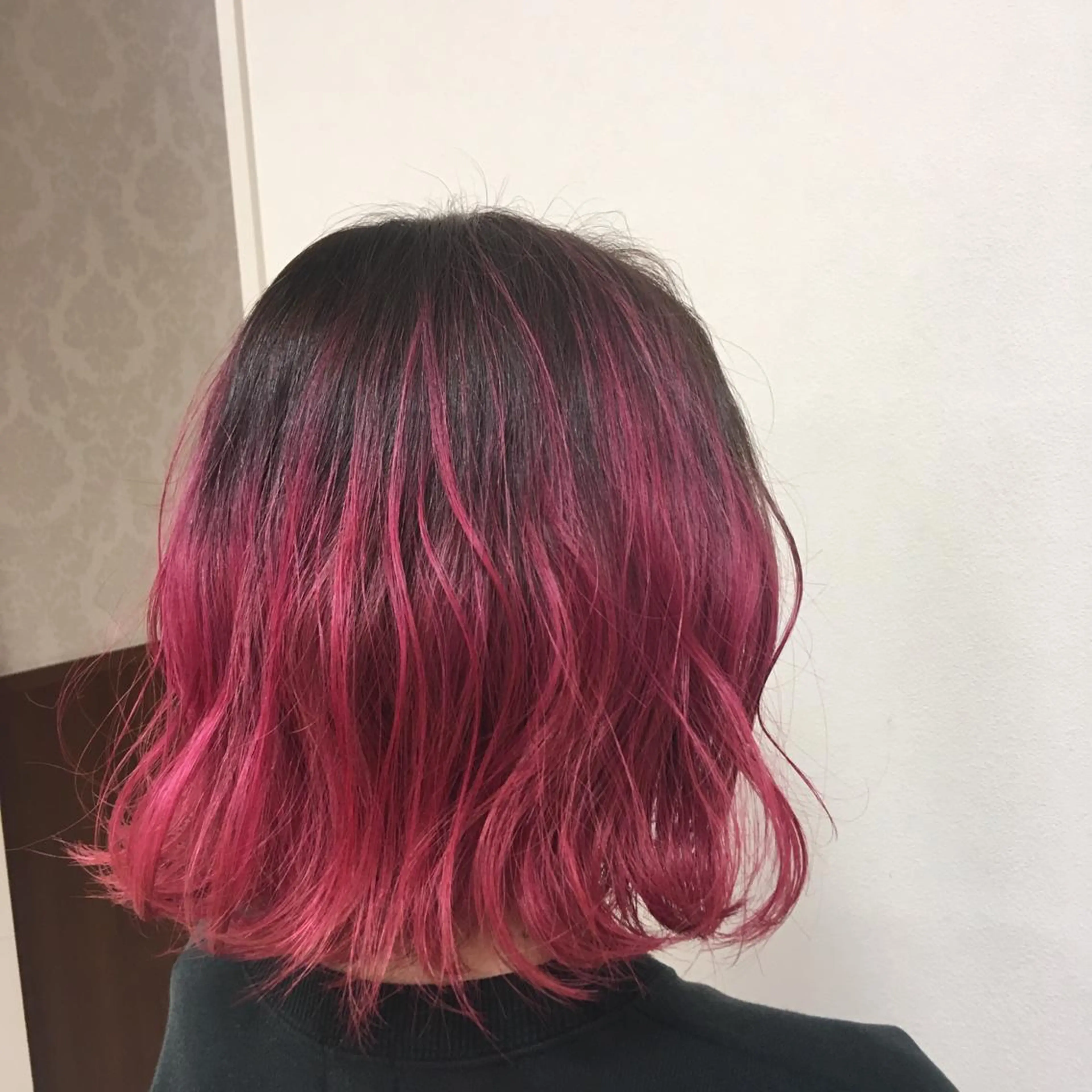 ミディアム カラー ヘアアレンジ ヘアカラー トリートメント 【Sweep】おじま のぞみのヘアスタイル