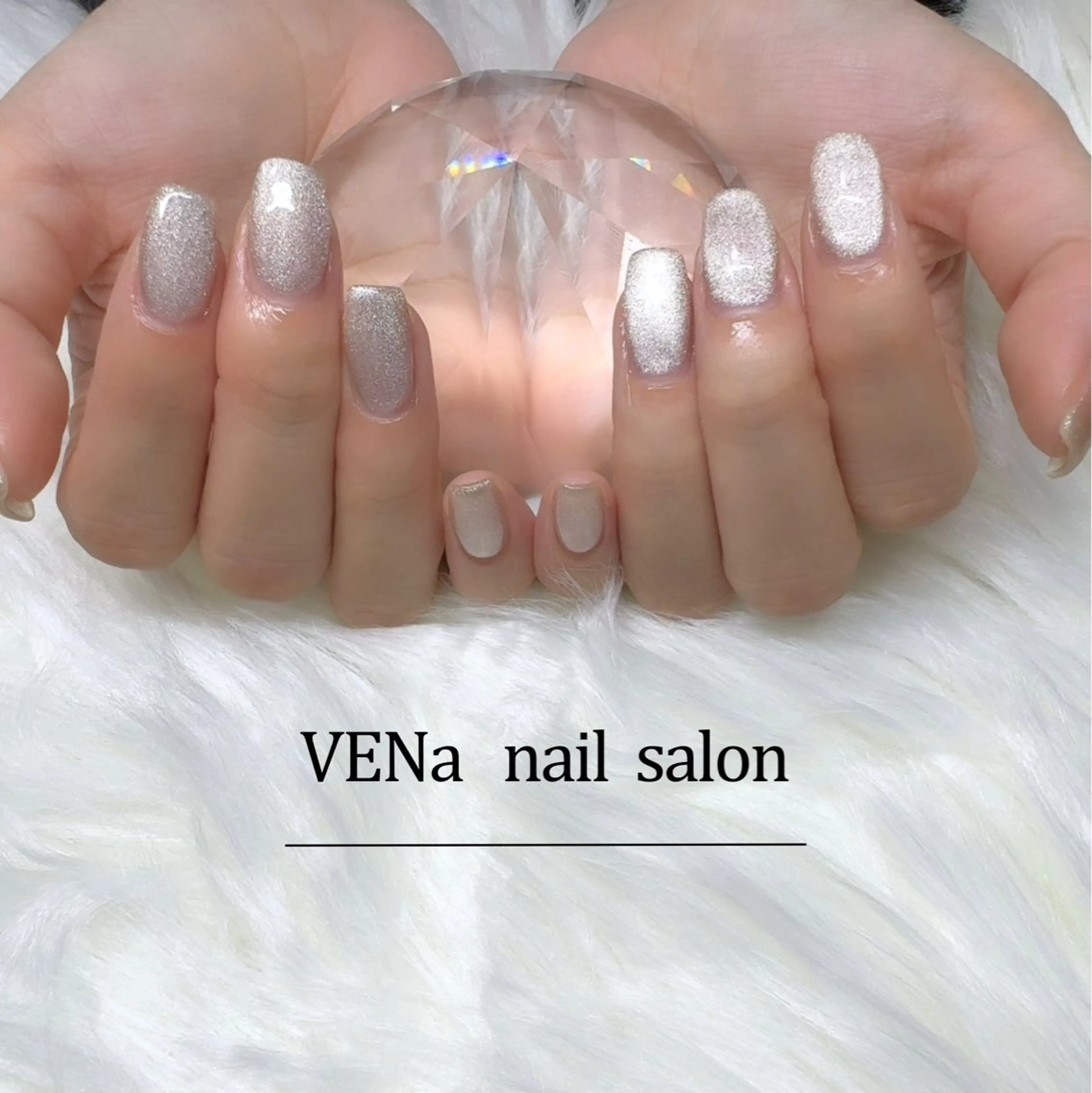 ネイル マグネットネイル シンプルネイル VENa eye＆ nail salonのマツエク・マツパデザイン