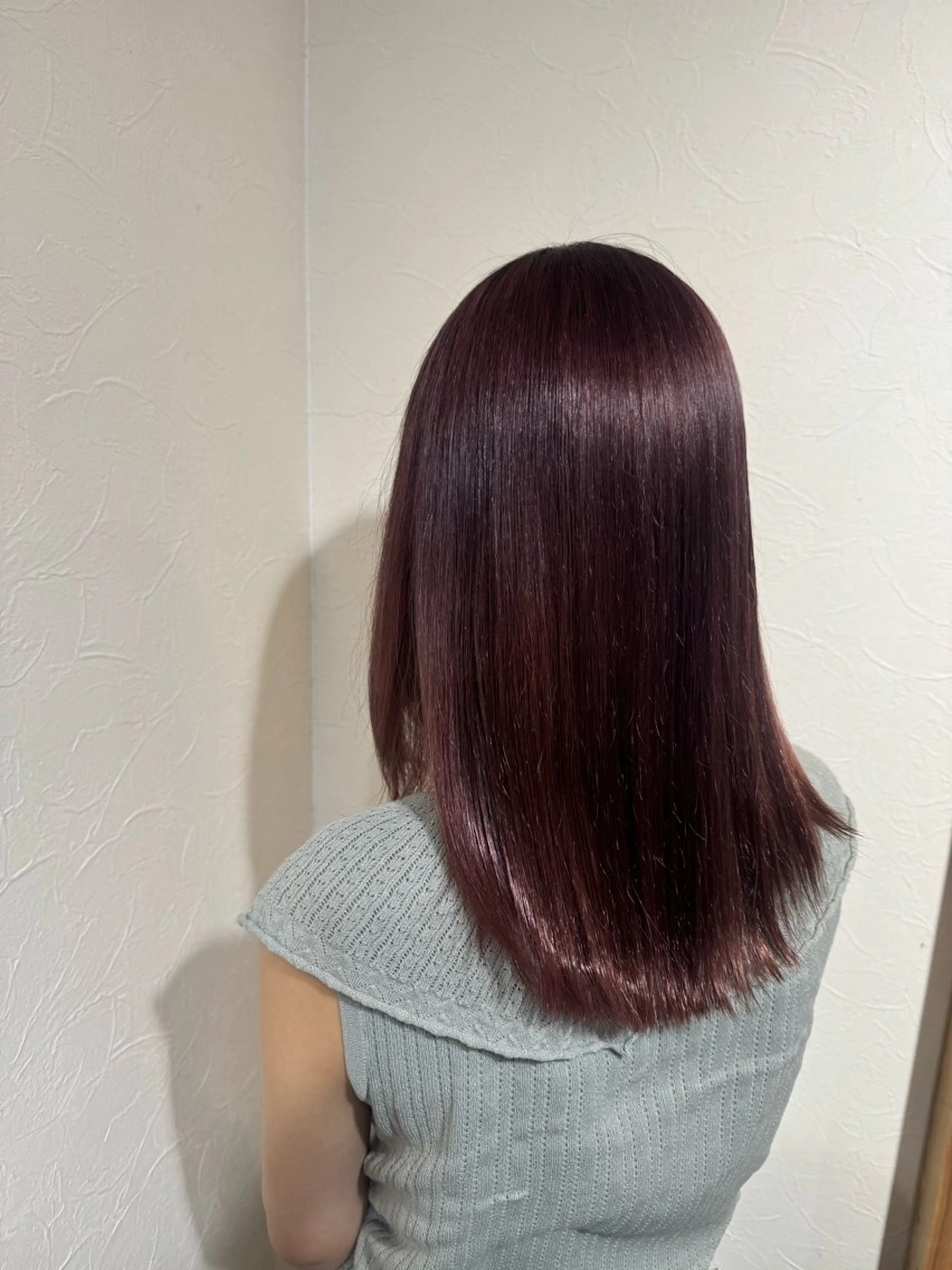 セミロング カラー ヘアカラー トリートメント 🍓髪質改善特化 サロン/佐藤瑠奈🍓のヘアスタイル