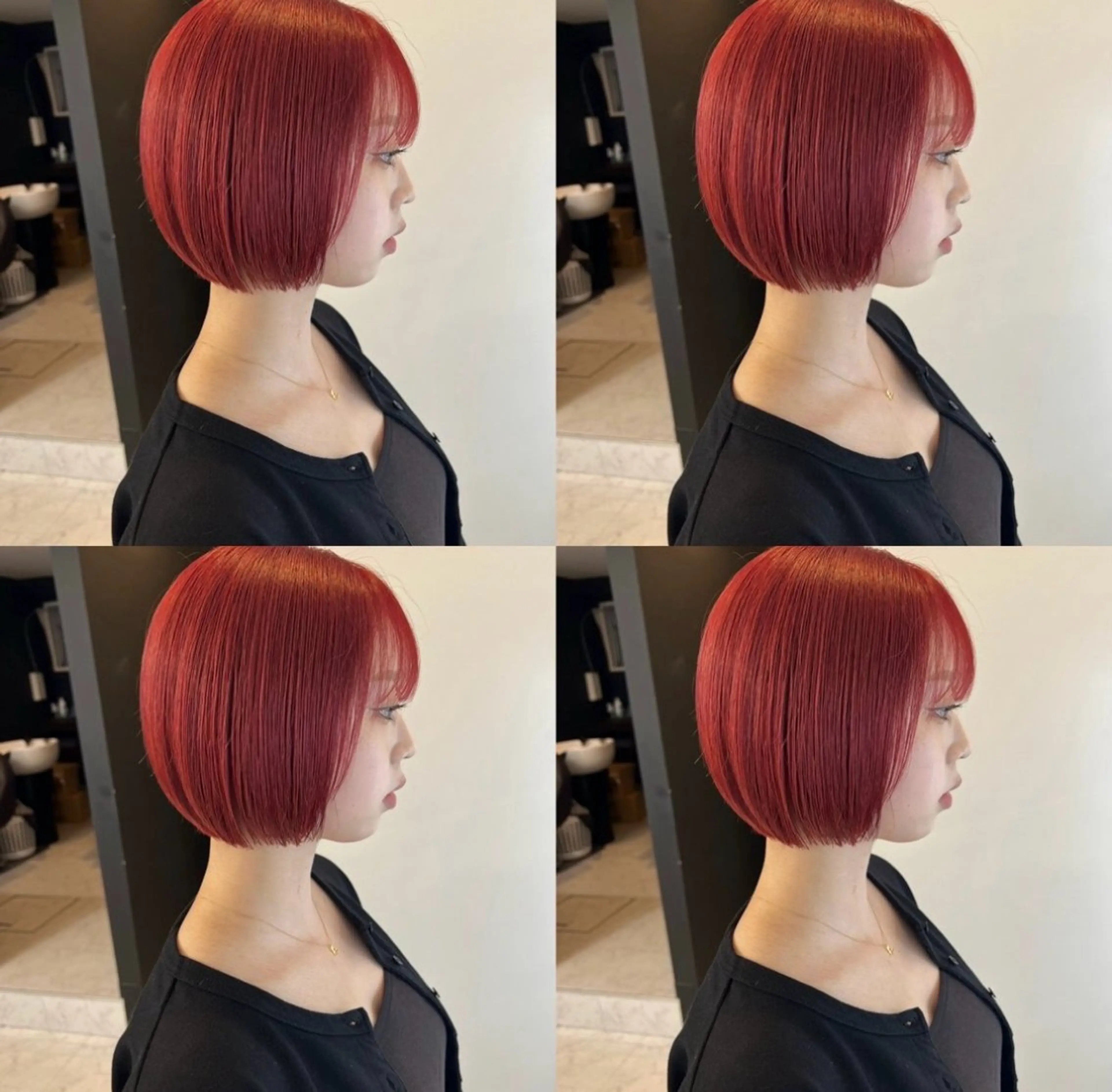 ショート ヘアカラー トリートメント 髪質改善 /美髪矯正🫧ゆたかのヘアスタイル