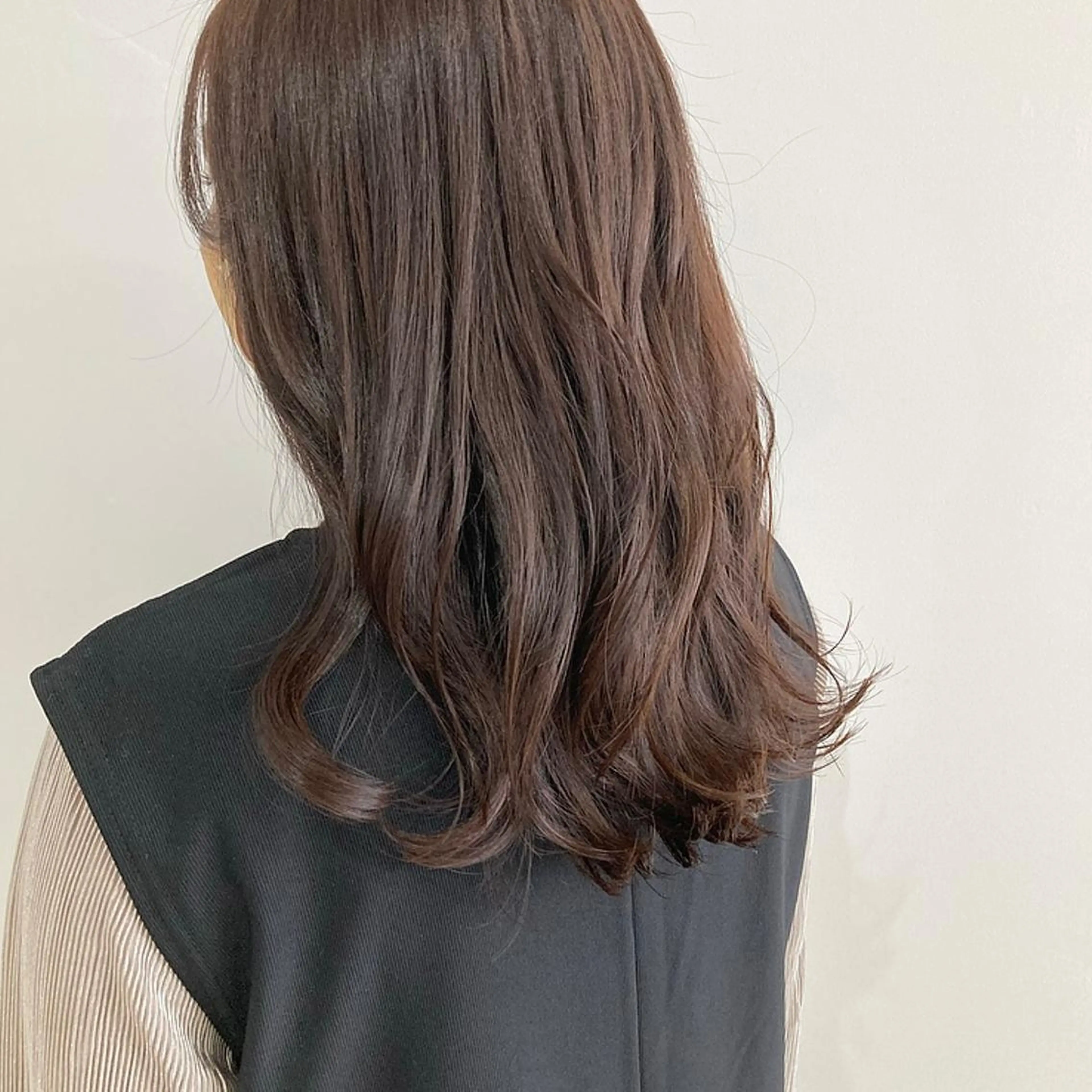 ミディアム カラー ブラウンカラー お洒落パーマ/ 艶カラー/michiのヘアスタイル