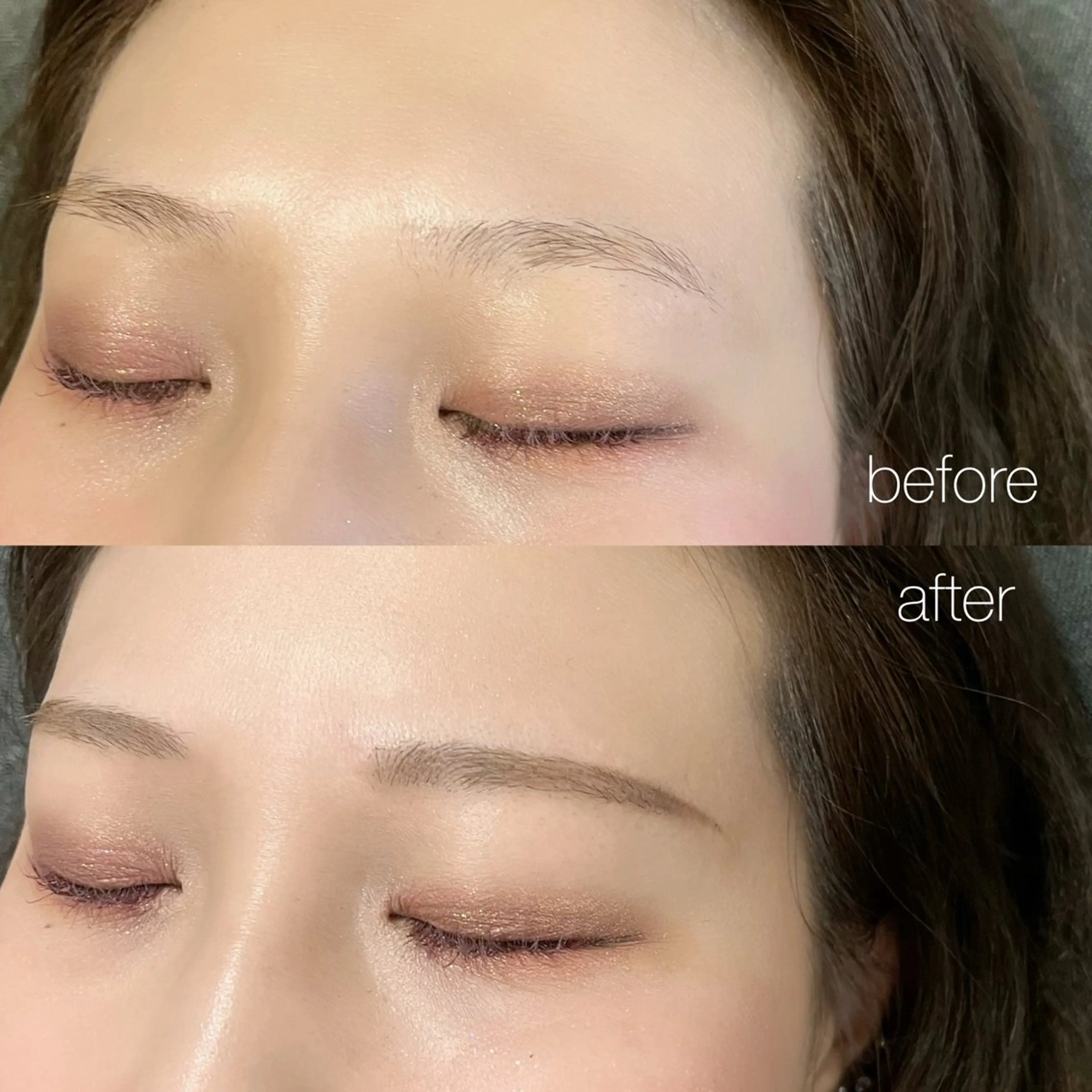 アイブロウwax（美眉スタイリング）+メイク仕上げ◎の写真