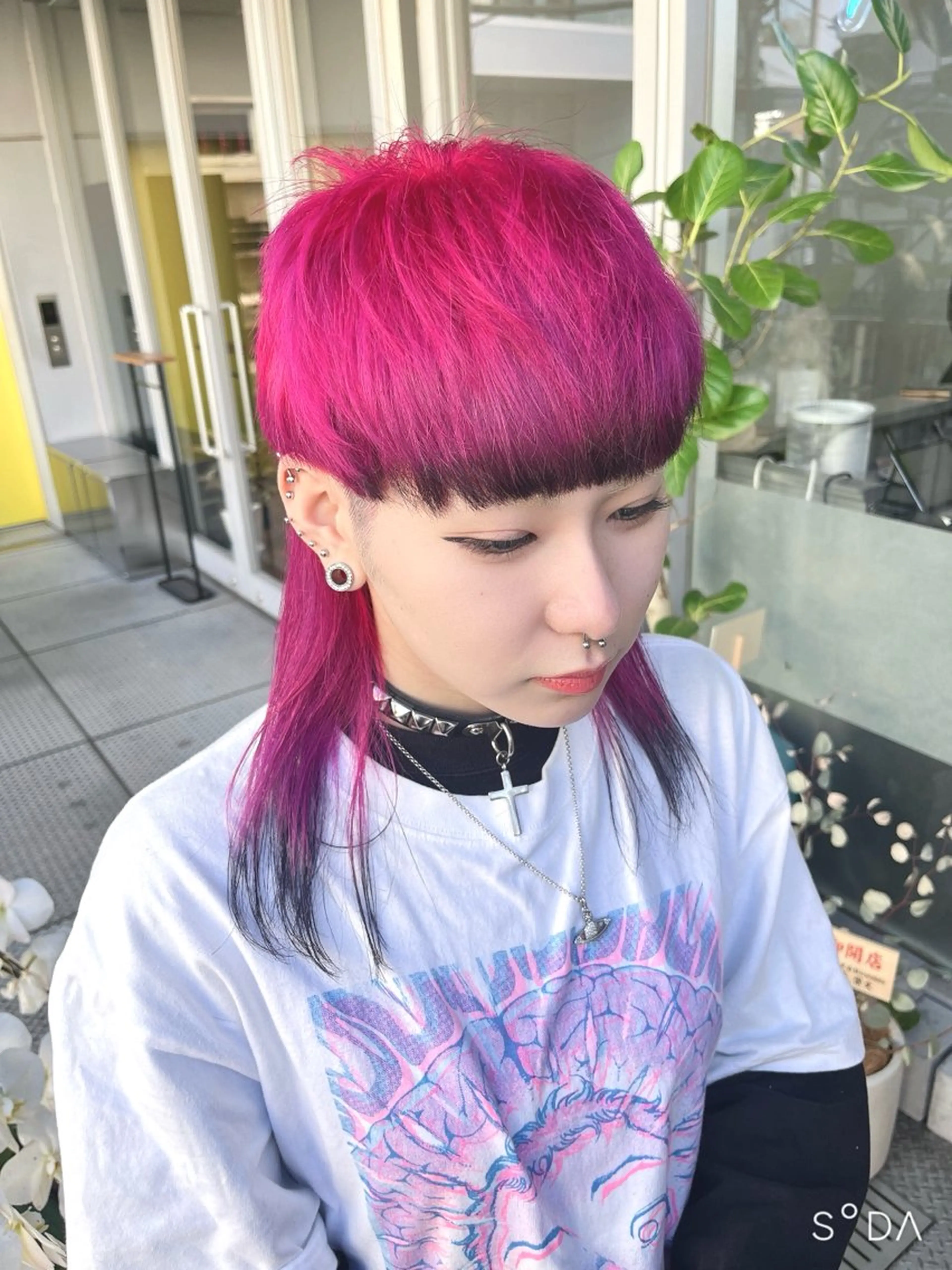 ミディアム カラー カット ヘアカラー トリートメント 🎀透明感ブリーチ カラー🎀ミズキのヘアスタイル