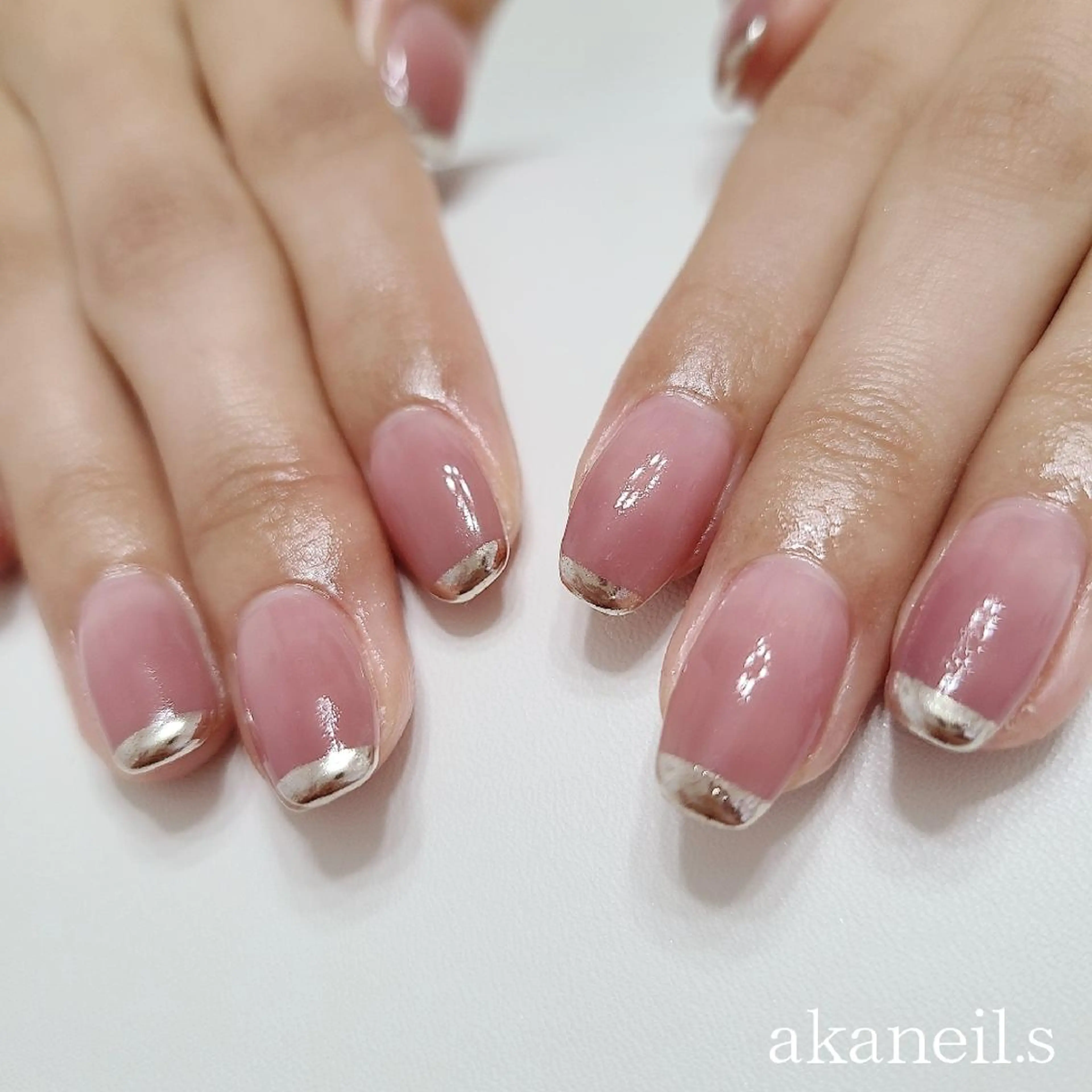 ネイル ミラーネイル 【akaneils】 アカネのネイルデザイン